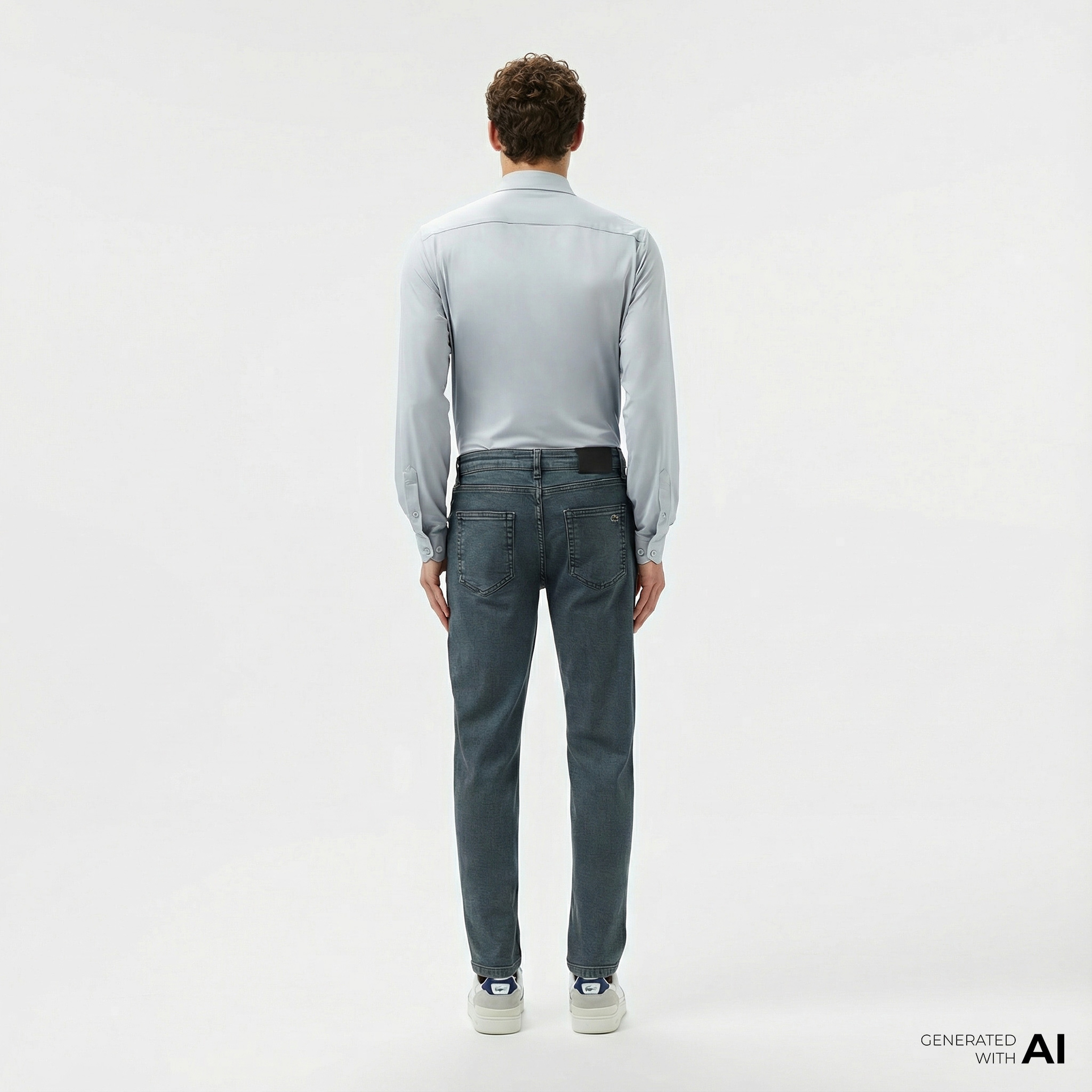 Erkek Slim Fit Lacivert Jean Pantolon