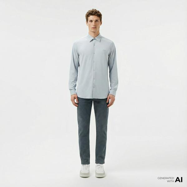 Erkek Slim Fit Lacivert Jean Pantolon
