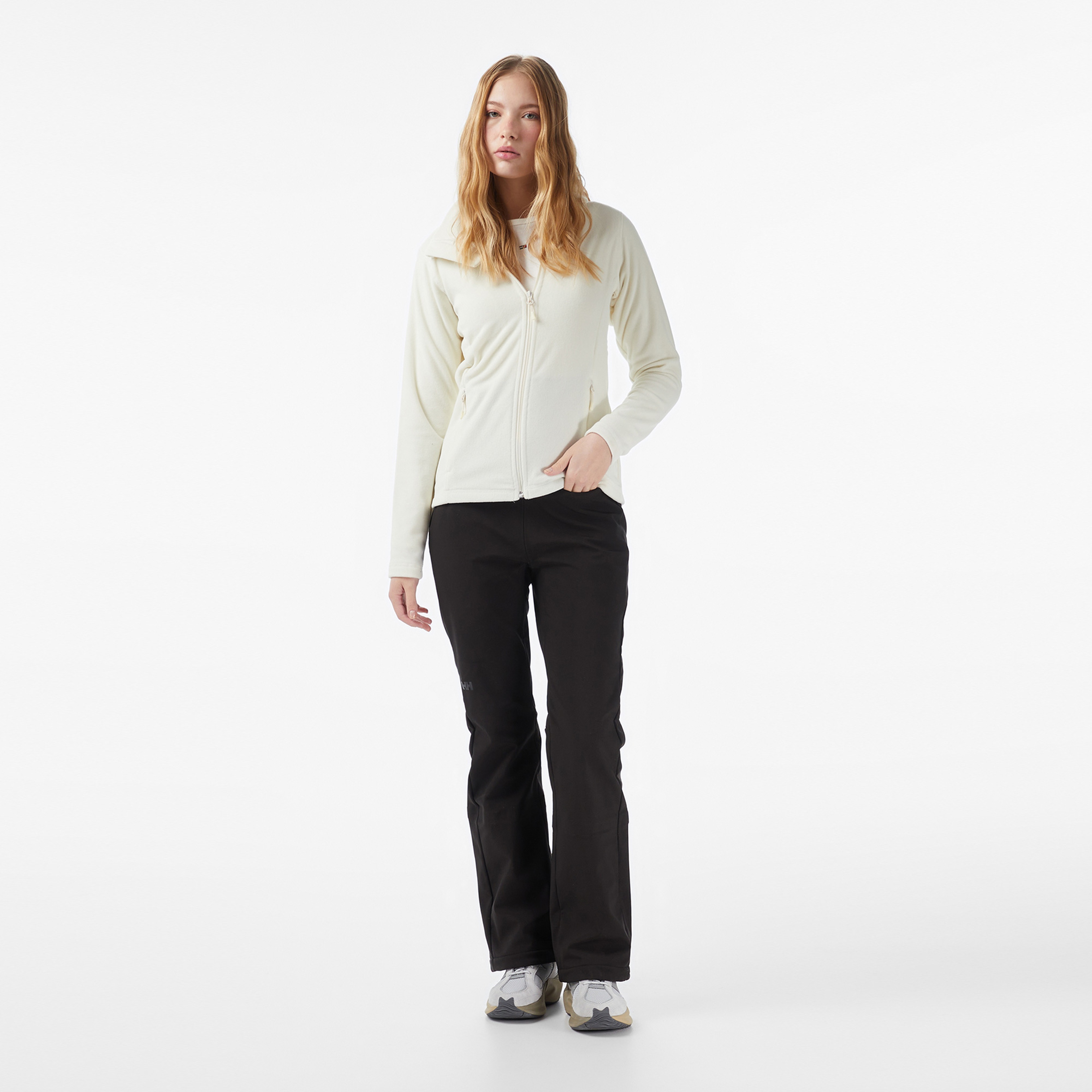 Helly Hansen Fullzip Polar Kadın Beyaz Ceket