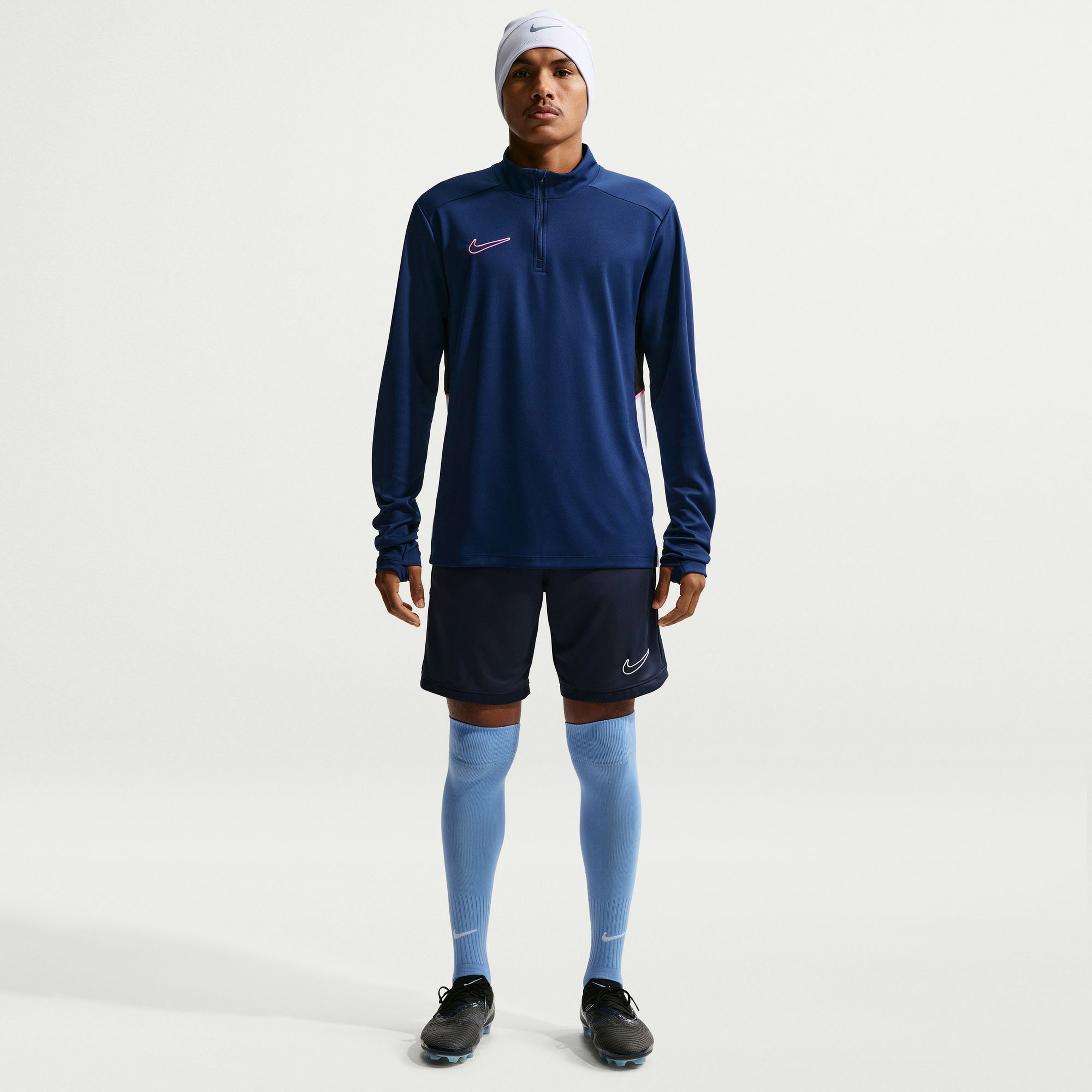 Nike Academy Erkek Mavi Futbol Sweatshirt