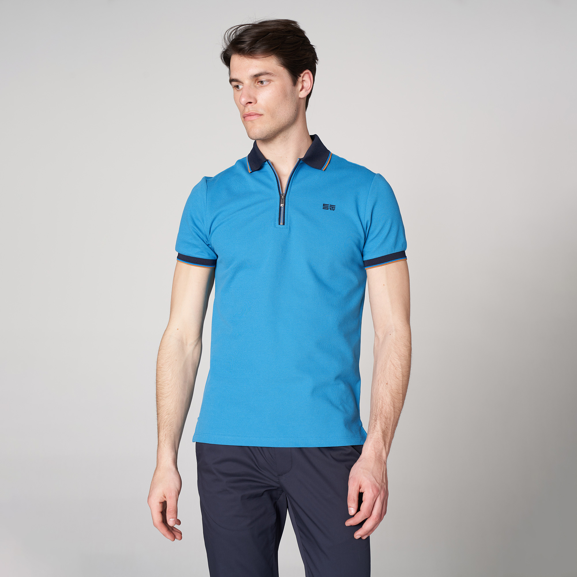 Sportempt St218 Erkek Mavi Polo