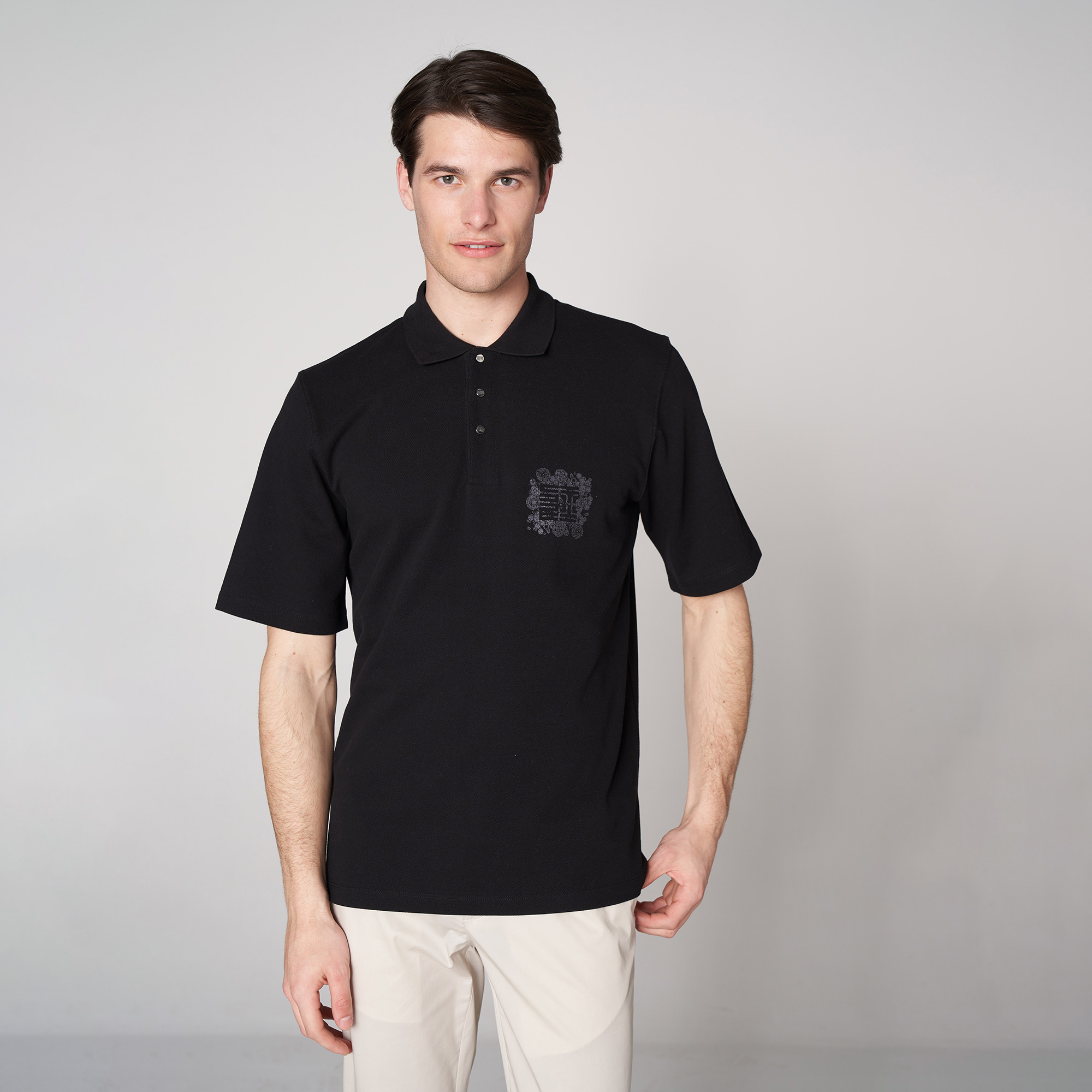 Sportempt St226 Erkek Siyah Polo