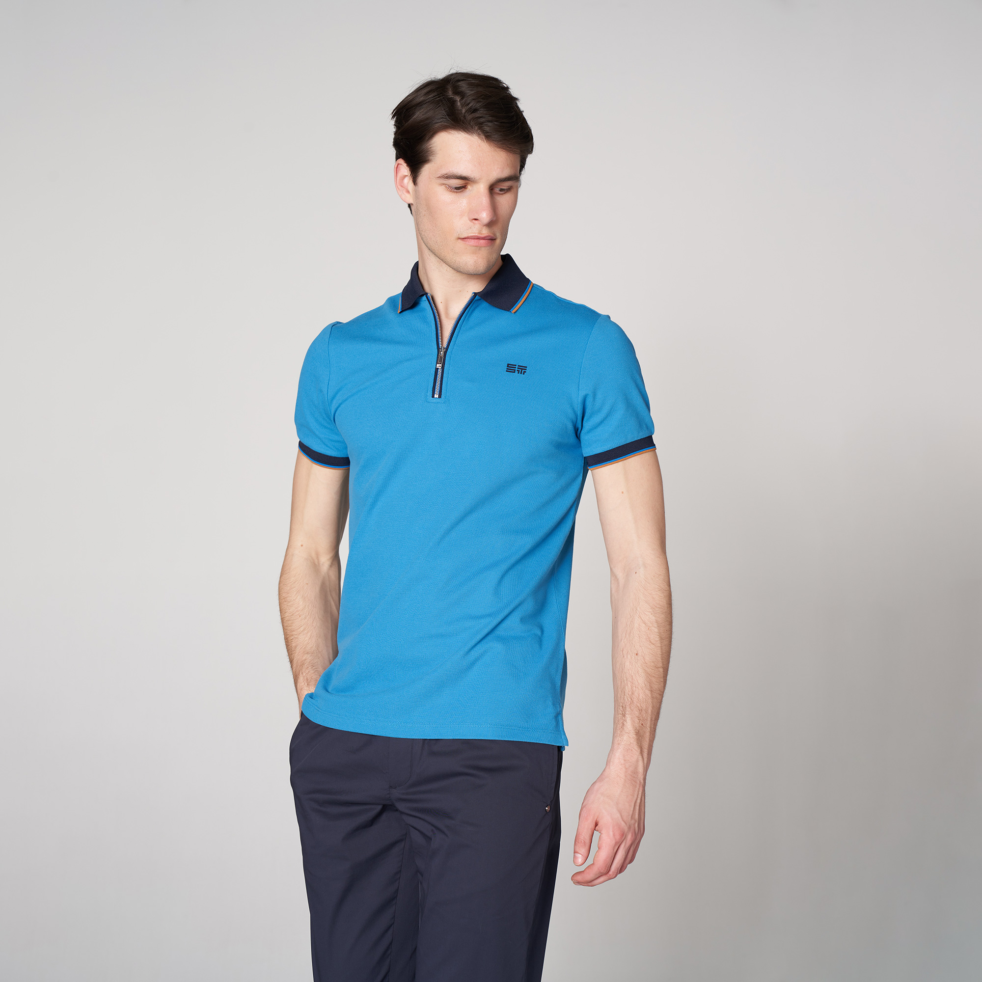 Sportempt St218 Erkek Mavi Polo