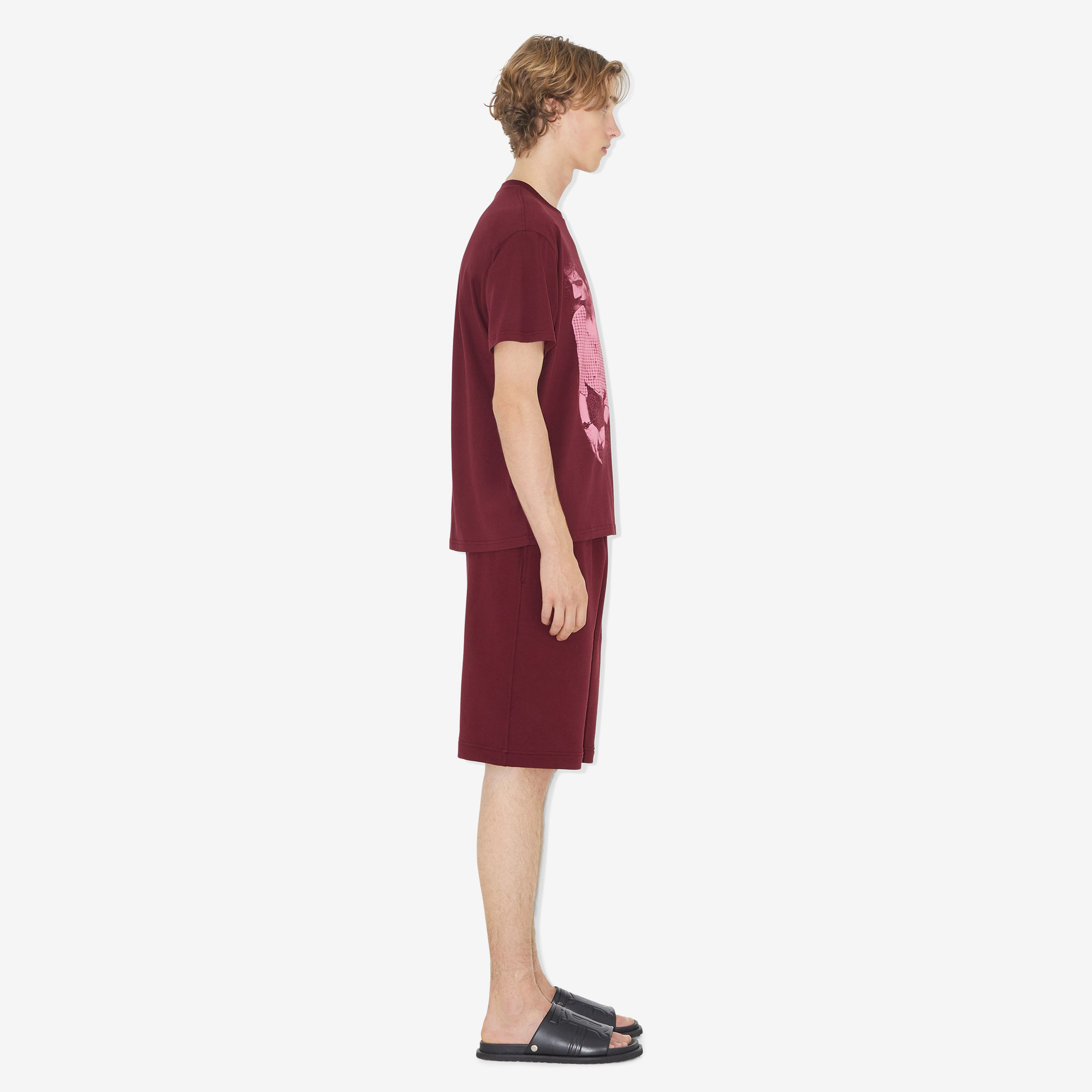 Burberry Erkek Bordo T-Shirt