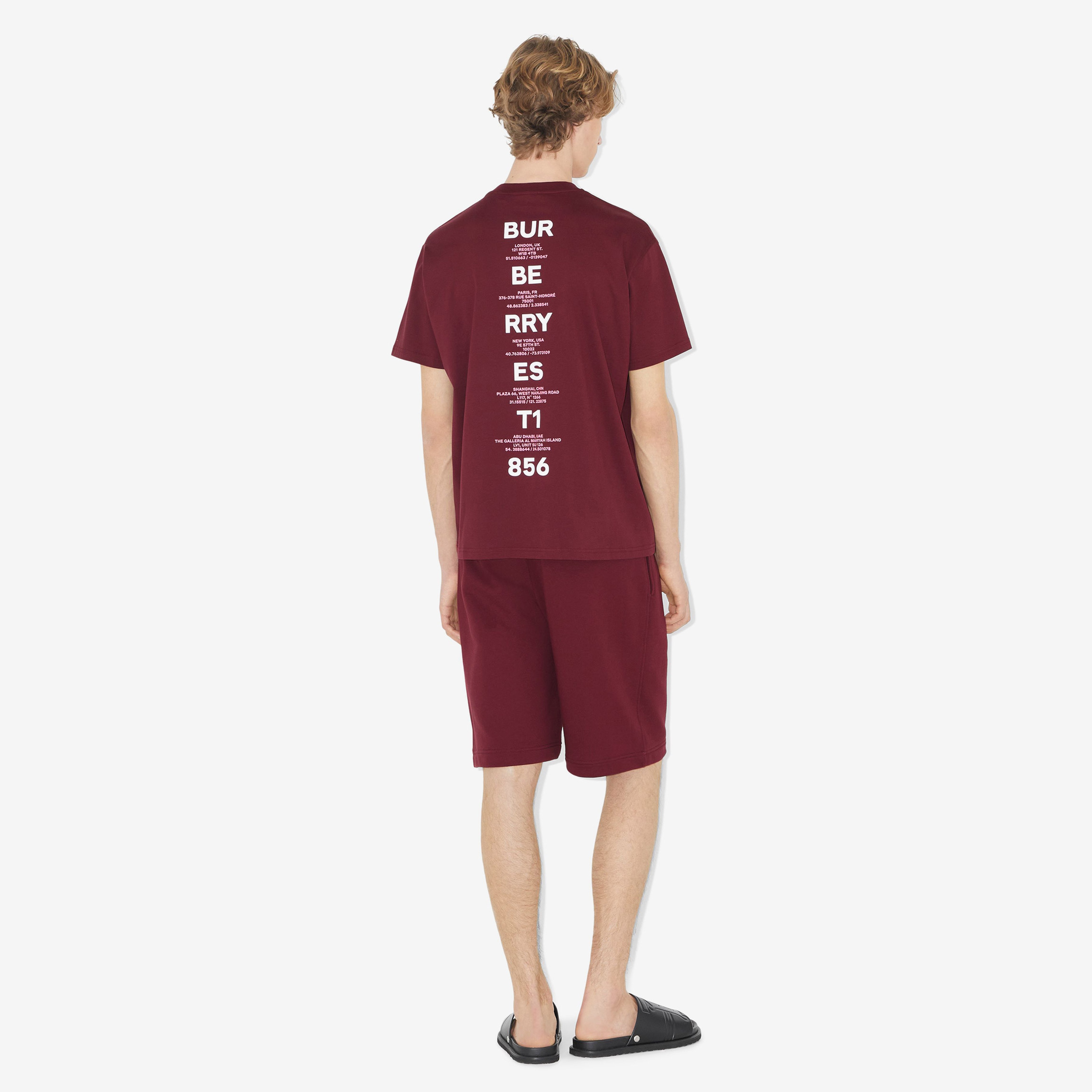 Burberry Erkek Bordo T-Shirt