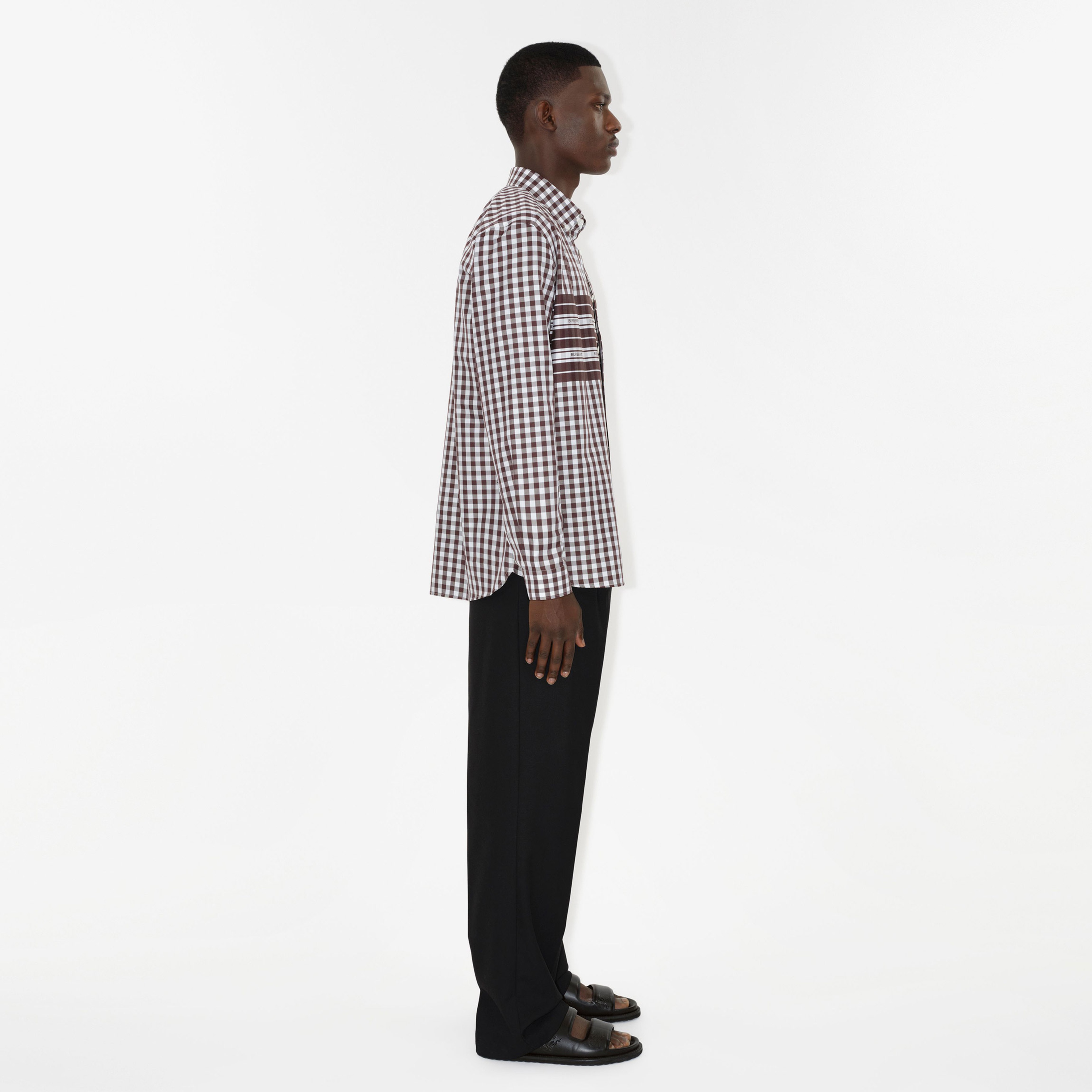 Burberry Erkek Bordo Gömlek