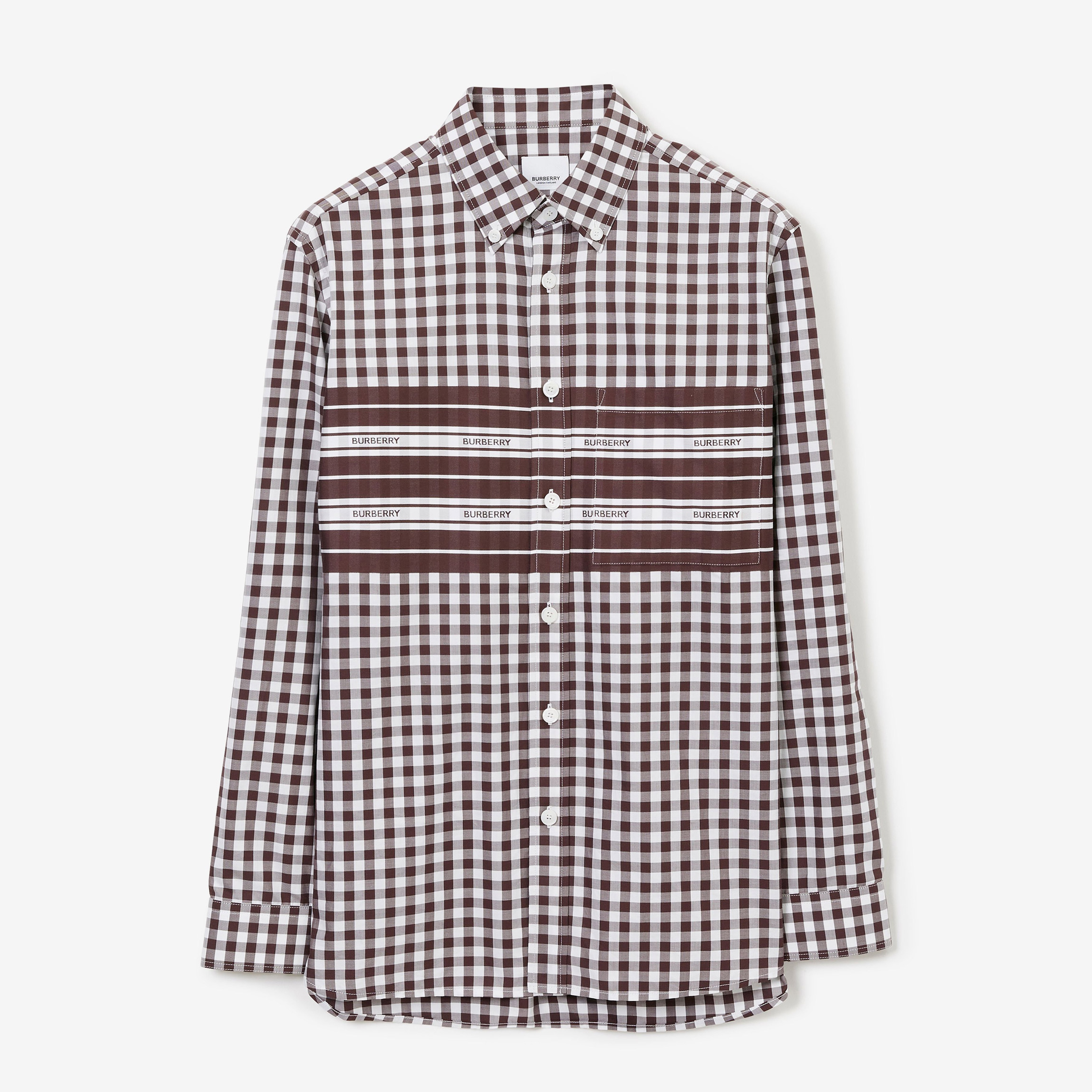 Burberry Erkek Bordo Gömlek