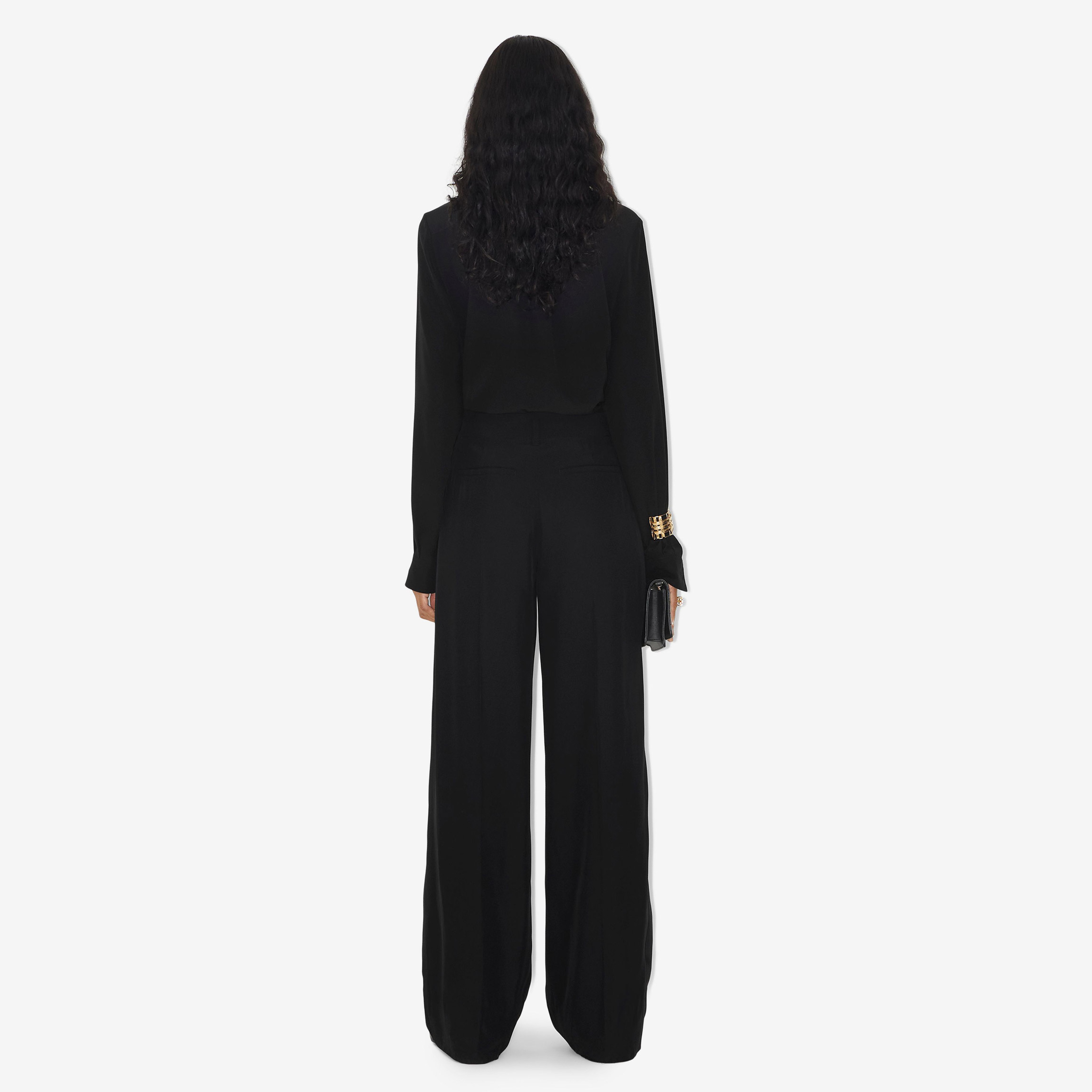 Burberry Kadın Siyah Gömlek