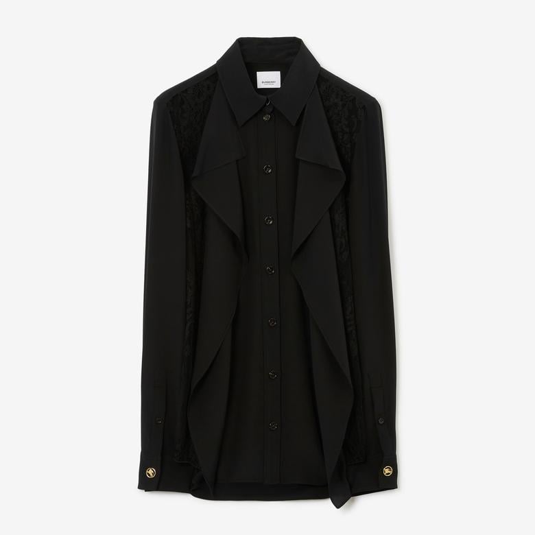 Burberry Kadın Siyah Gömlek