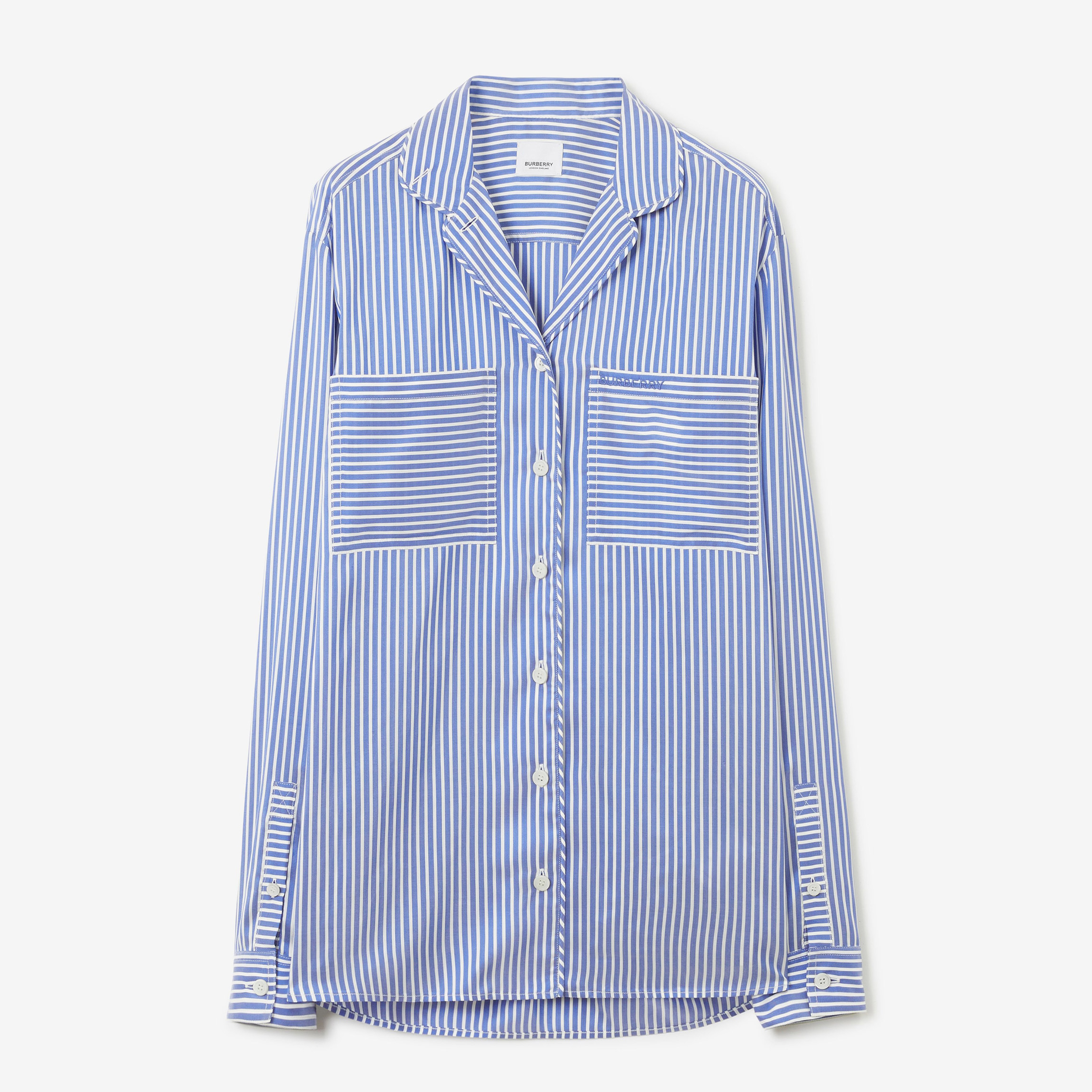 Burberry Kadın Mavi Gömlek