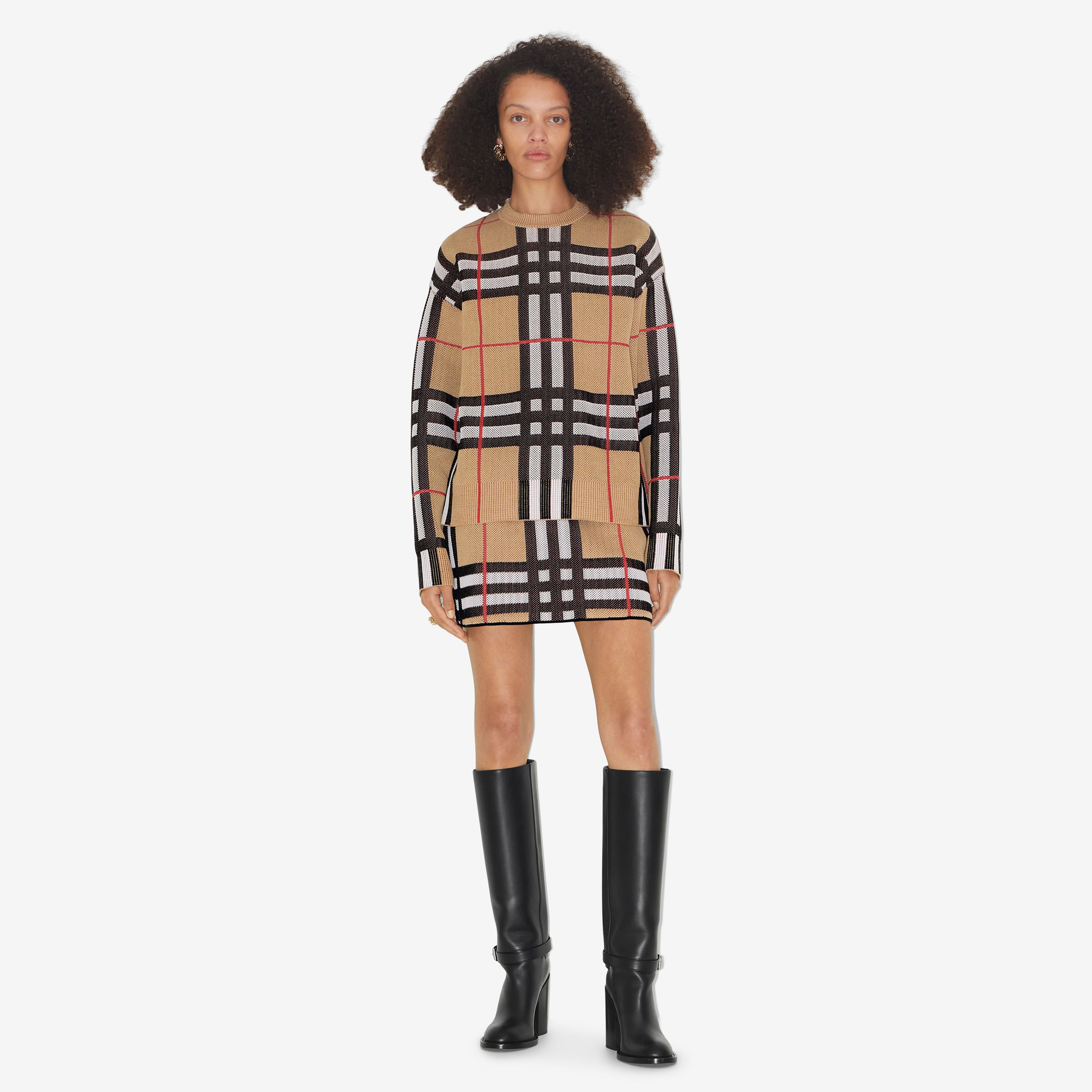 Burberry Kadın Bej Triko