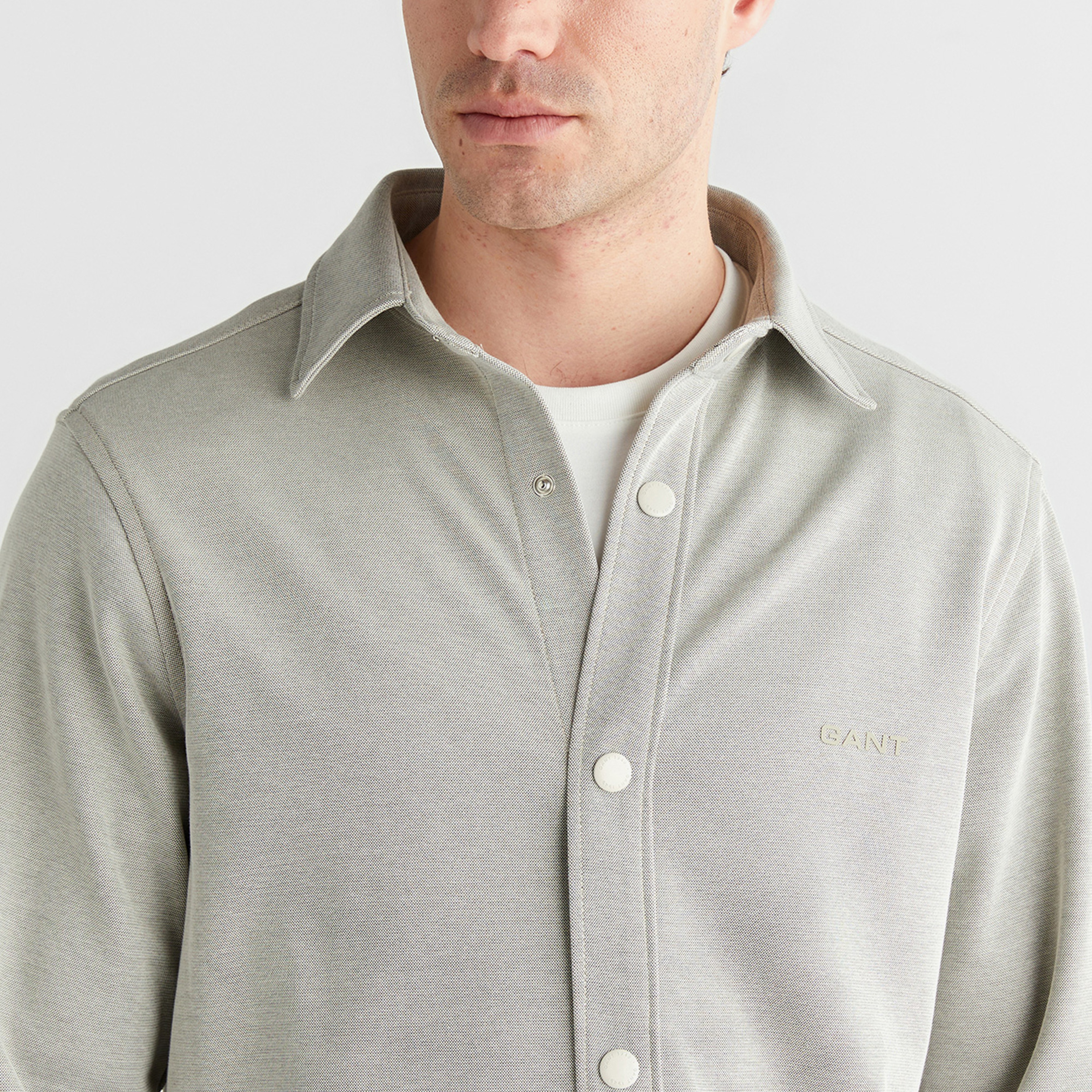 GANT Erkek Bej Regular Fit Gömlek Yaka Gömlek