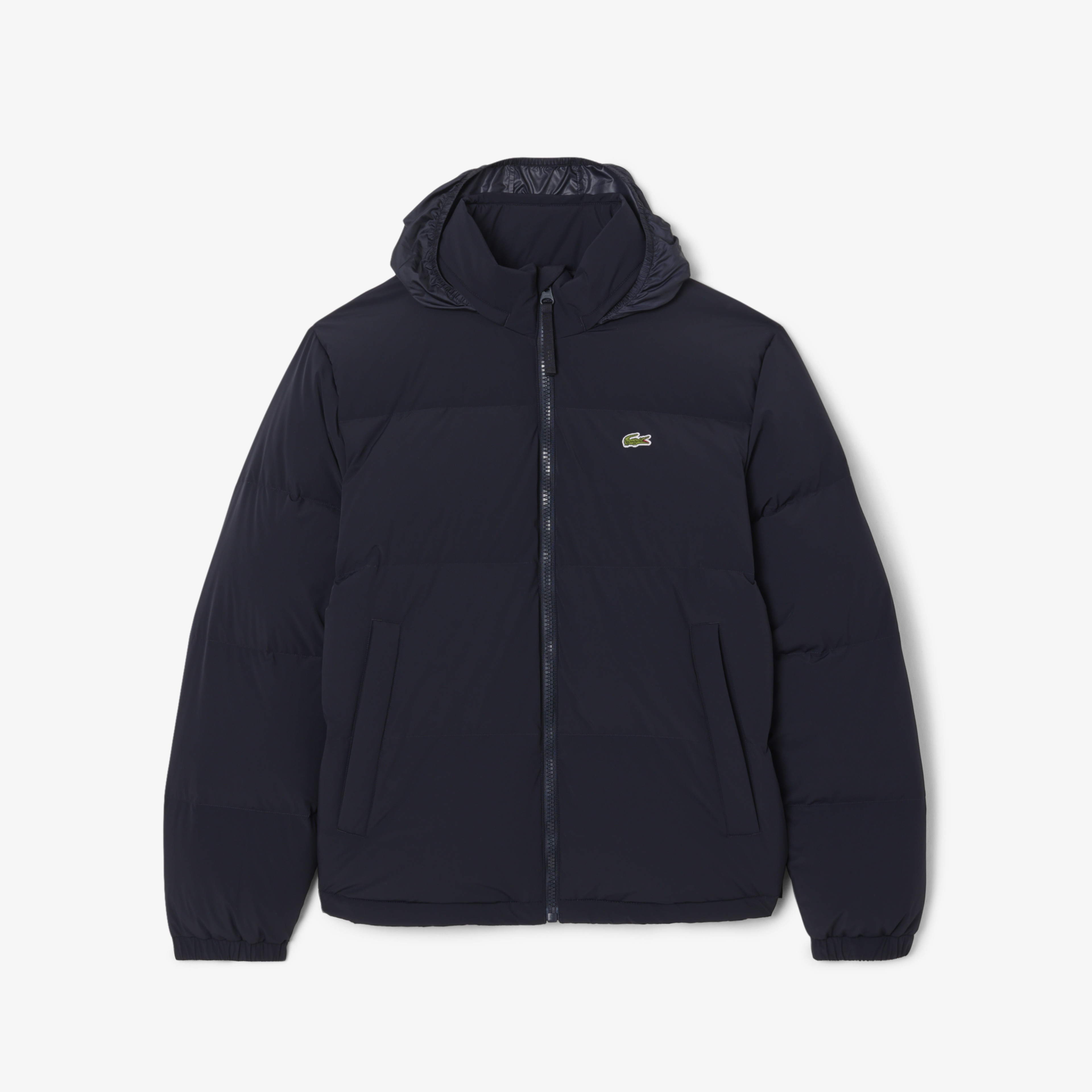 Water-Repellent Hooded Down Jacket