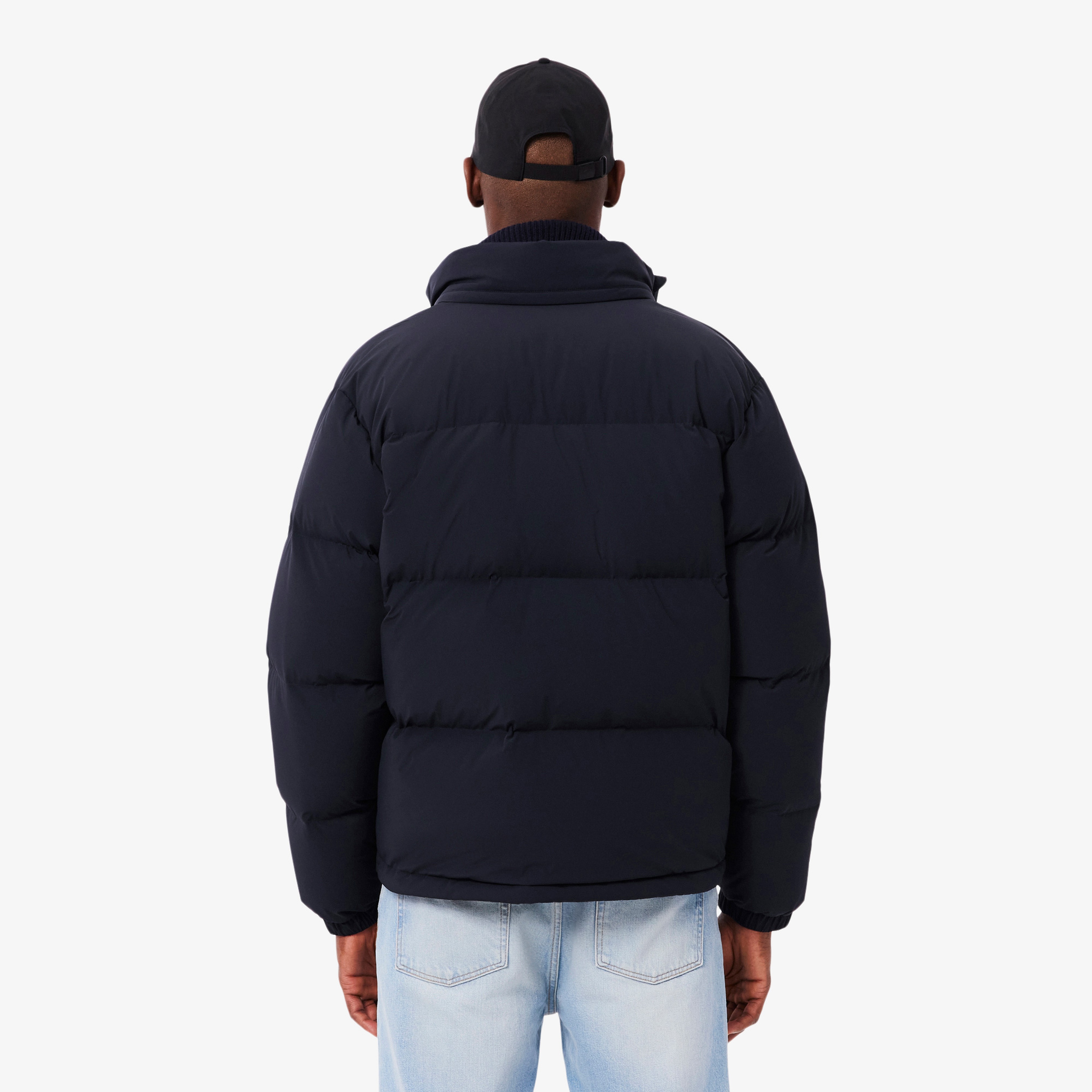 Water-Repellent Hooded Down Jacket