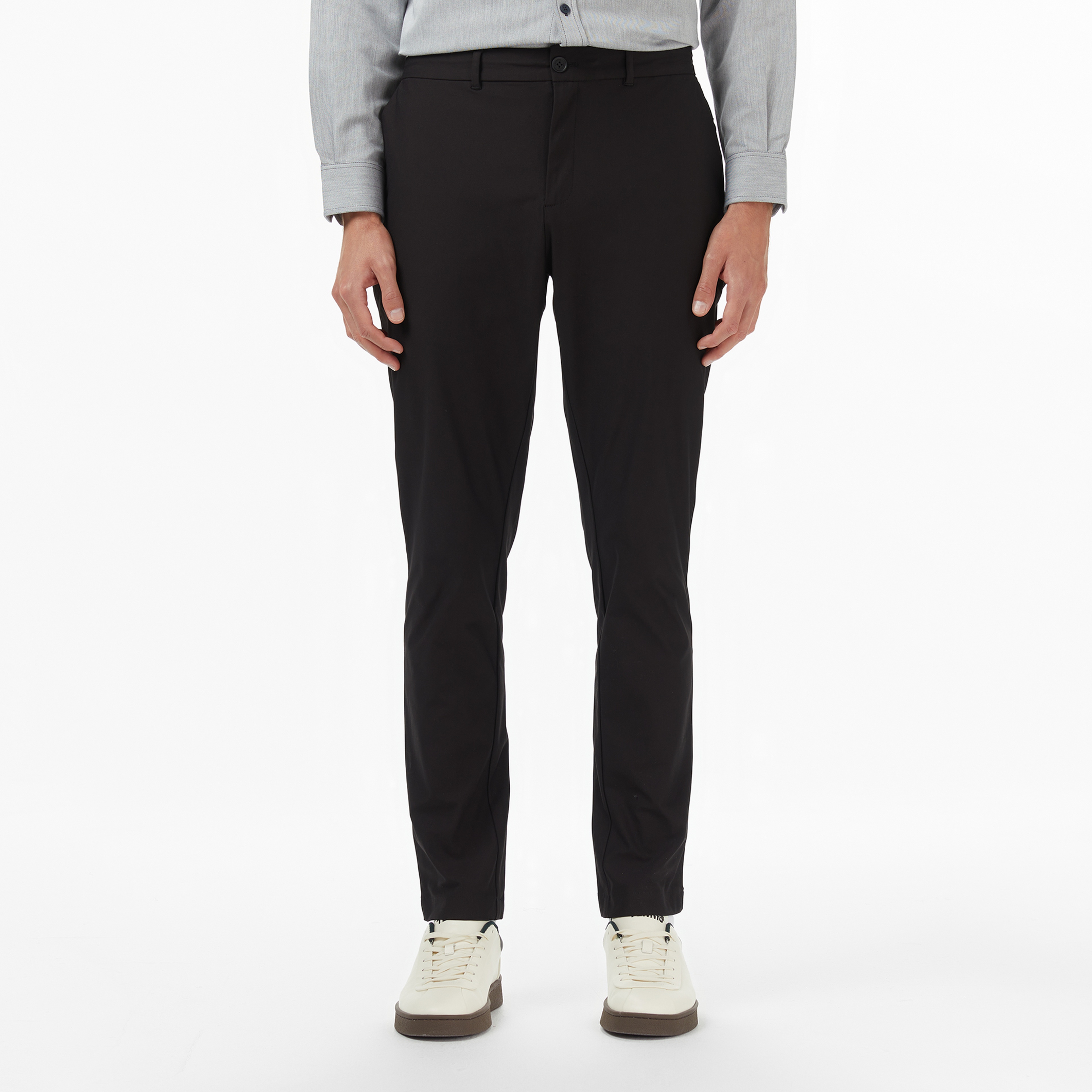 Erkek Slim Fit Siyah Pantolon