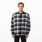 Lacoste Erkek Relaxed Fit Kareli Siyah Gömlek