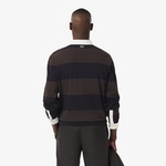 Lacoste Erkek Relaxed Fit Çizgili Koyu Mavi Rugby Polo