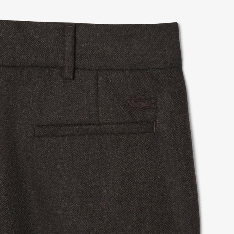 Lacoste Erkek Straight Fit Kahverengi Pantolon
