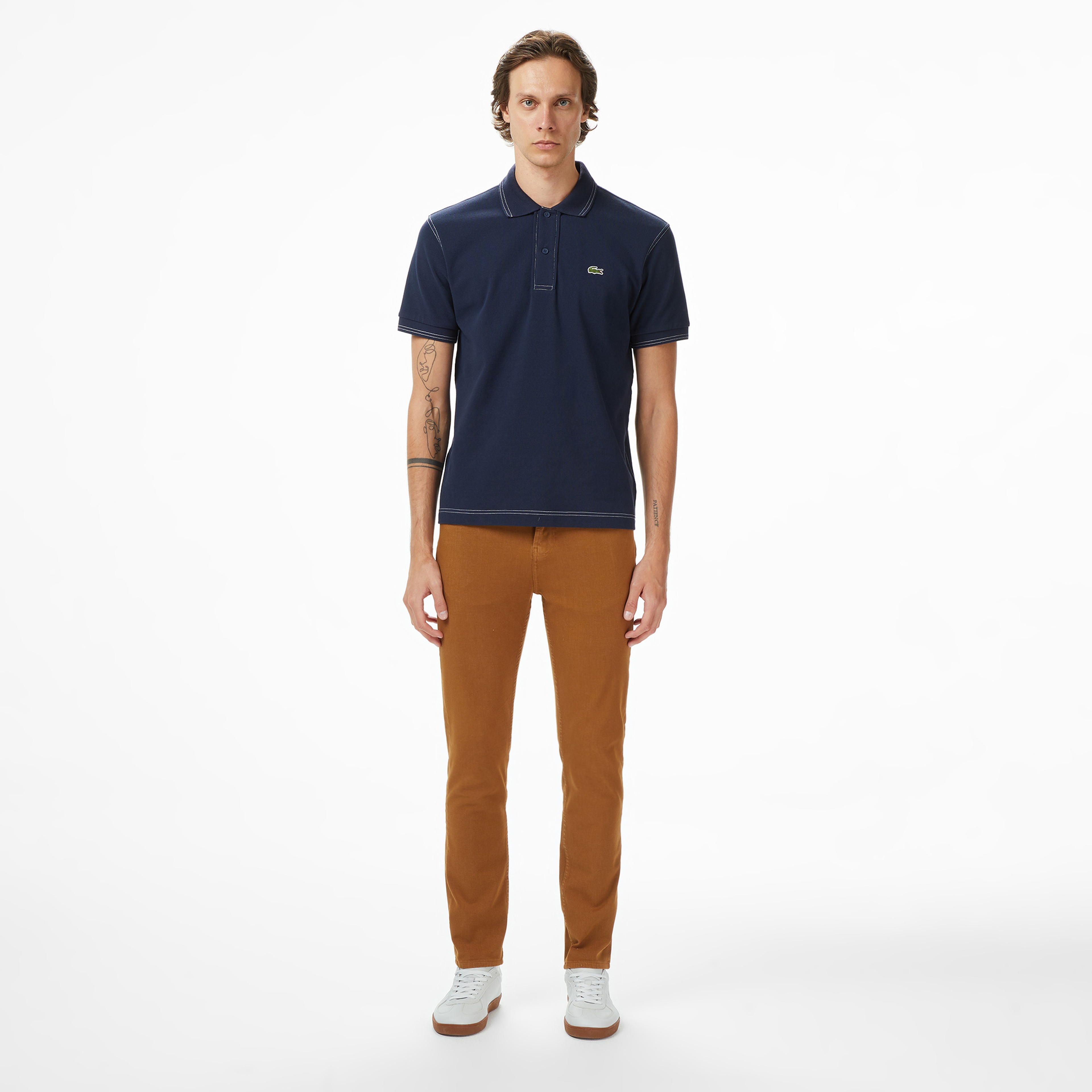 Lacoste Erkek Slim Fit Açık Kahverengi Pantolon