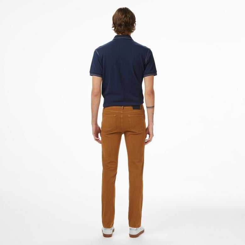 Lacoste Erkek Slim Fit Açık Kahverengi Jean