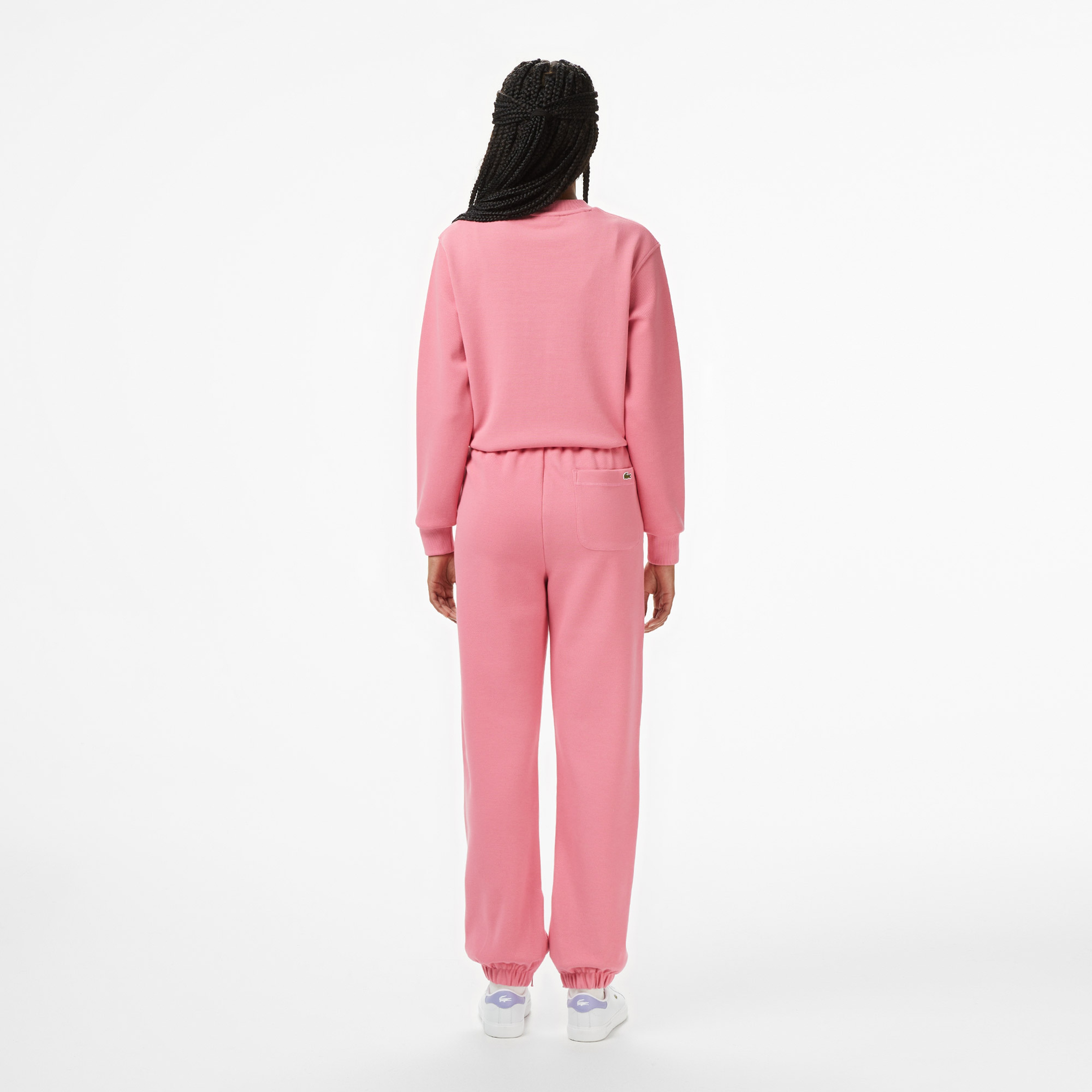Lacoste Kadın Straight Fit Pembe Eşofman Altı