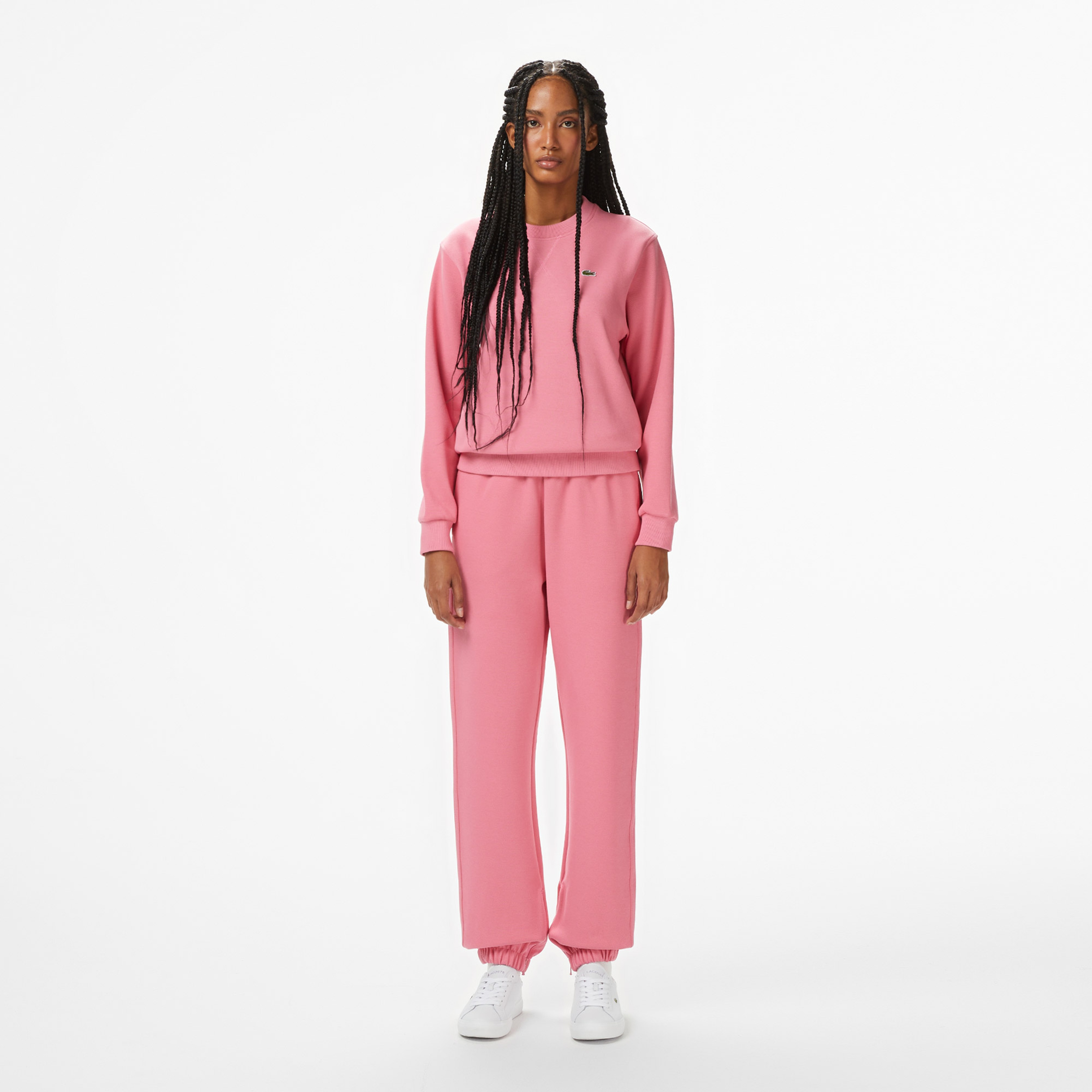 Lacoste Kadın Straight Fit Pembe Eşofman Altı