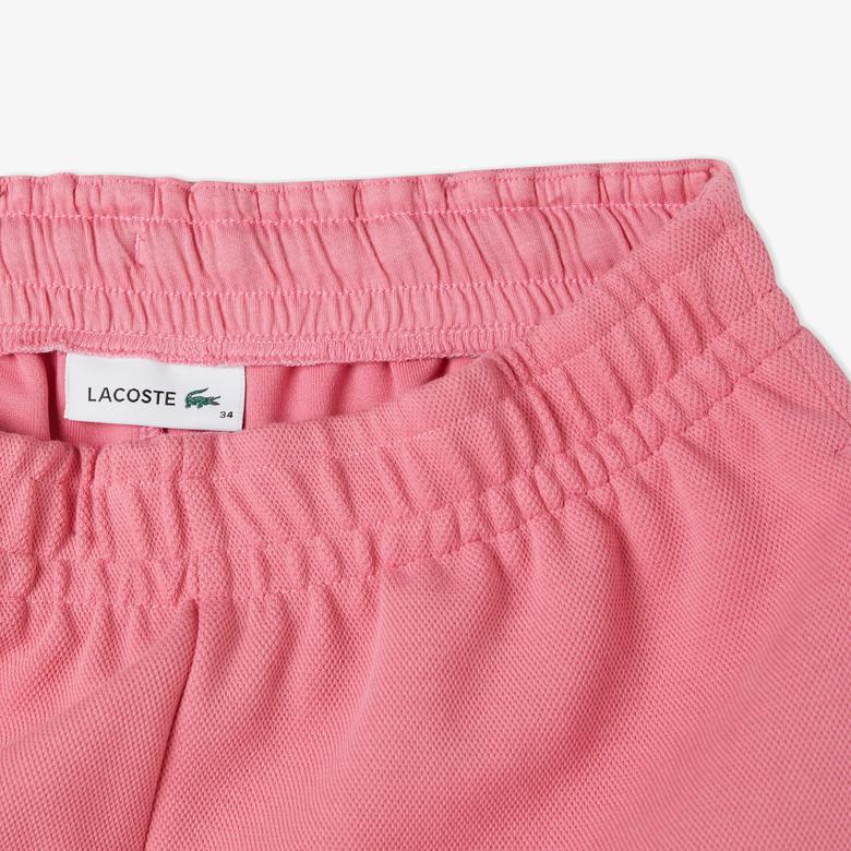 Kadın Straight Fit Pembe Eşofman Altı