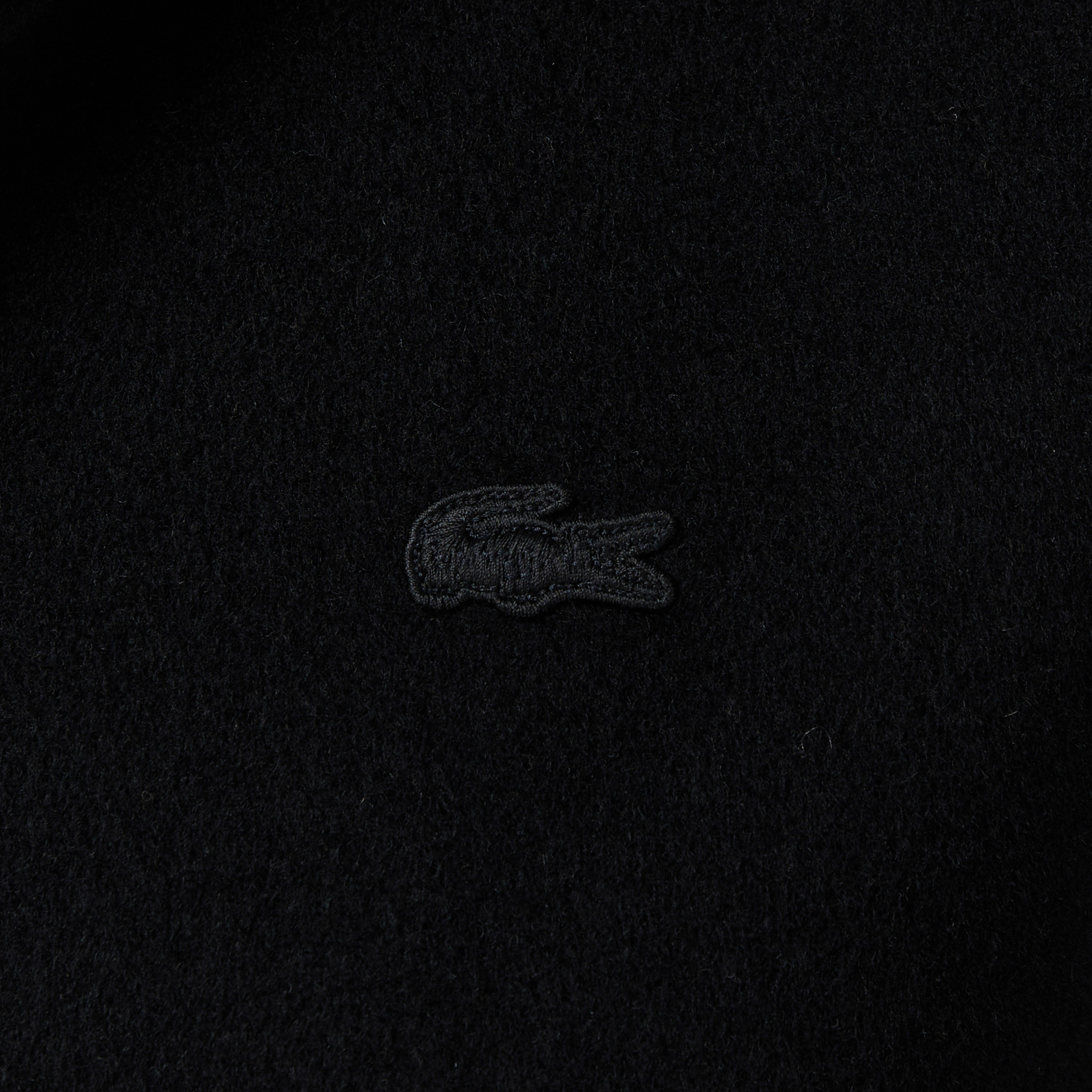 Lacoste Kadın Kapüşonlu Siyah Mont