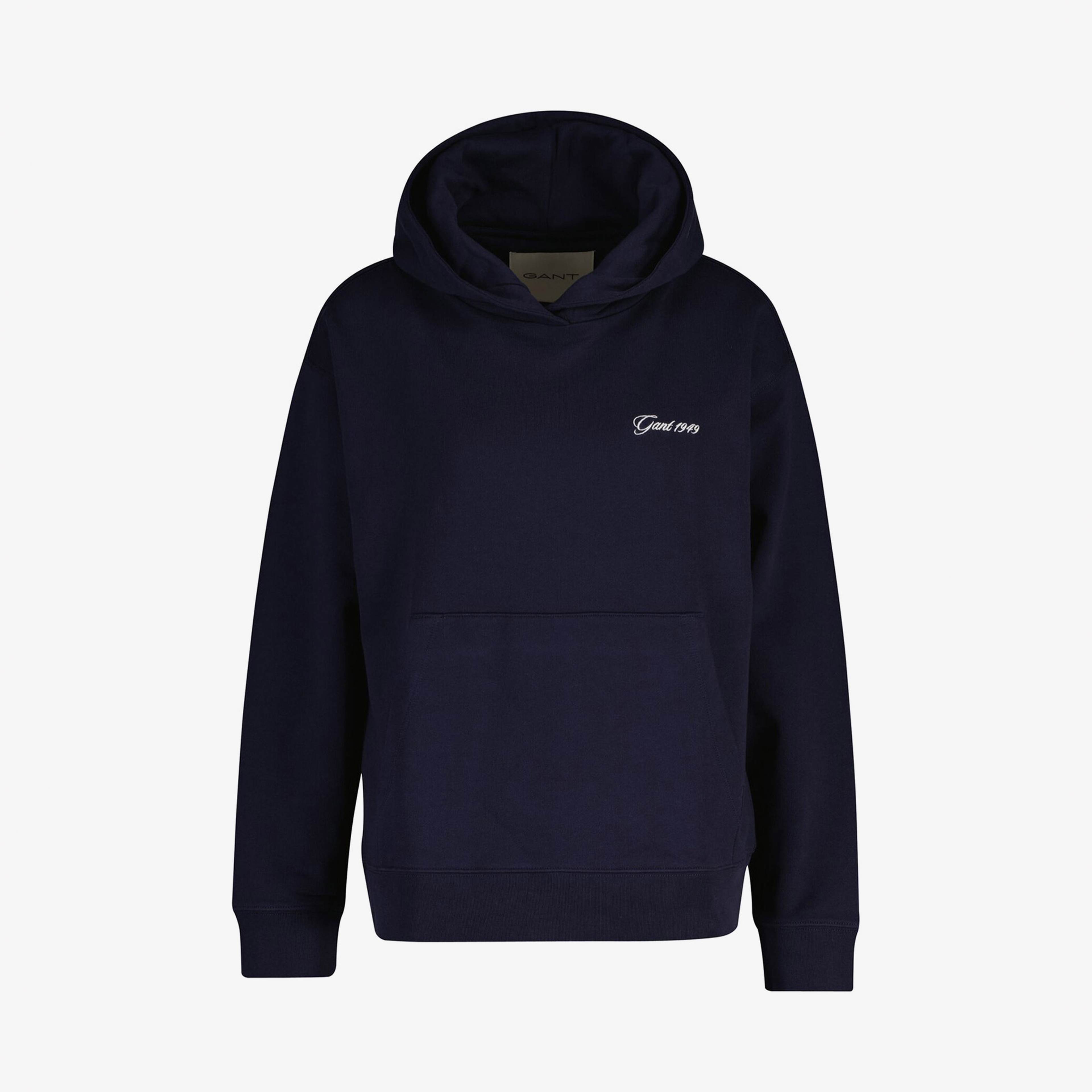 GANT Kadın Lacivert Regular Fit Kapüşonlu Sweatshirt