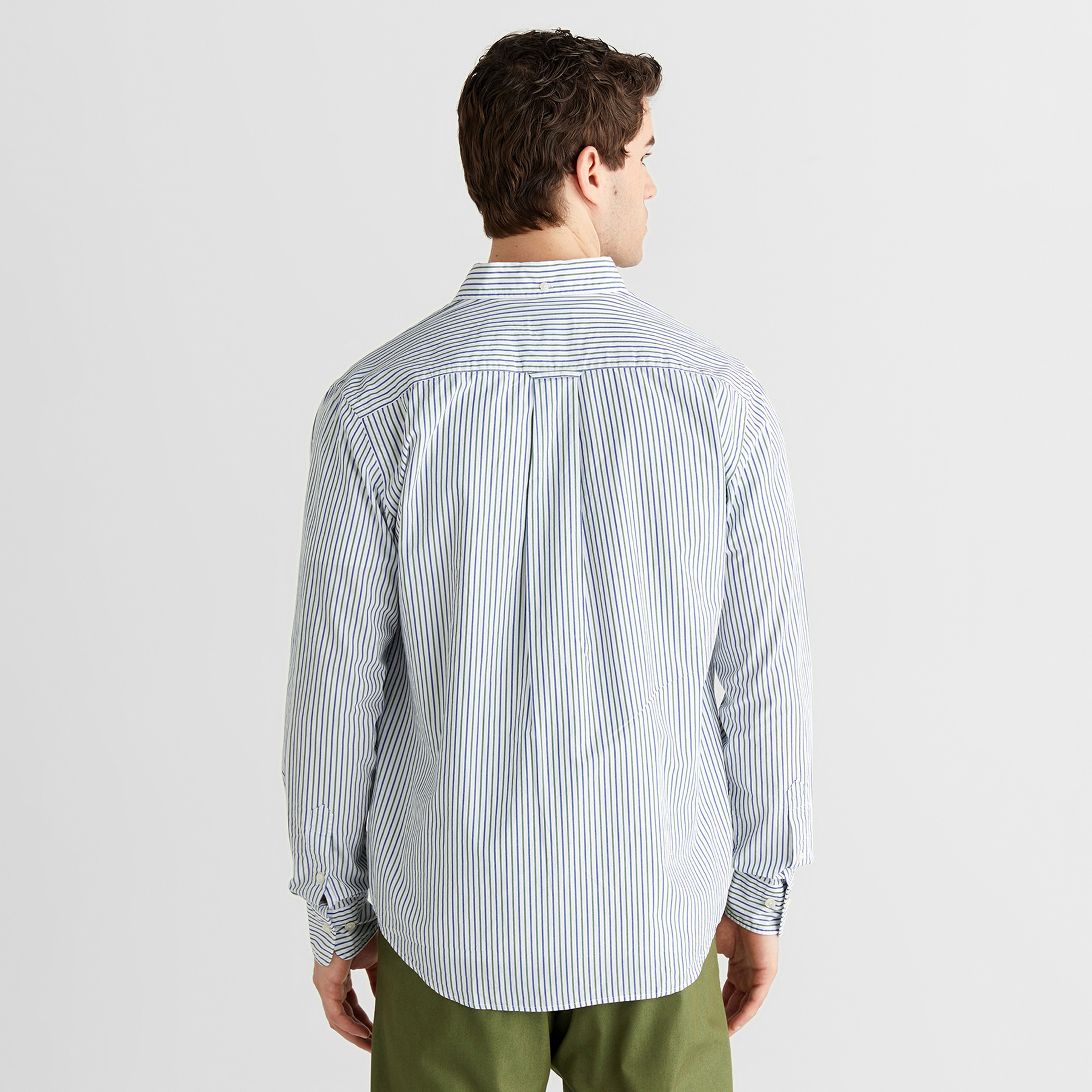 GANT Erkek Yeşil Regular Fit Düğmeli Gömlek