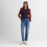 GANT Kadın Mavi Straight Fit Jean Pantolon