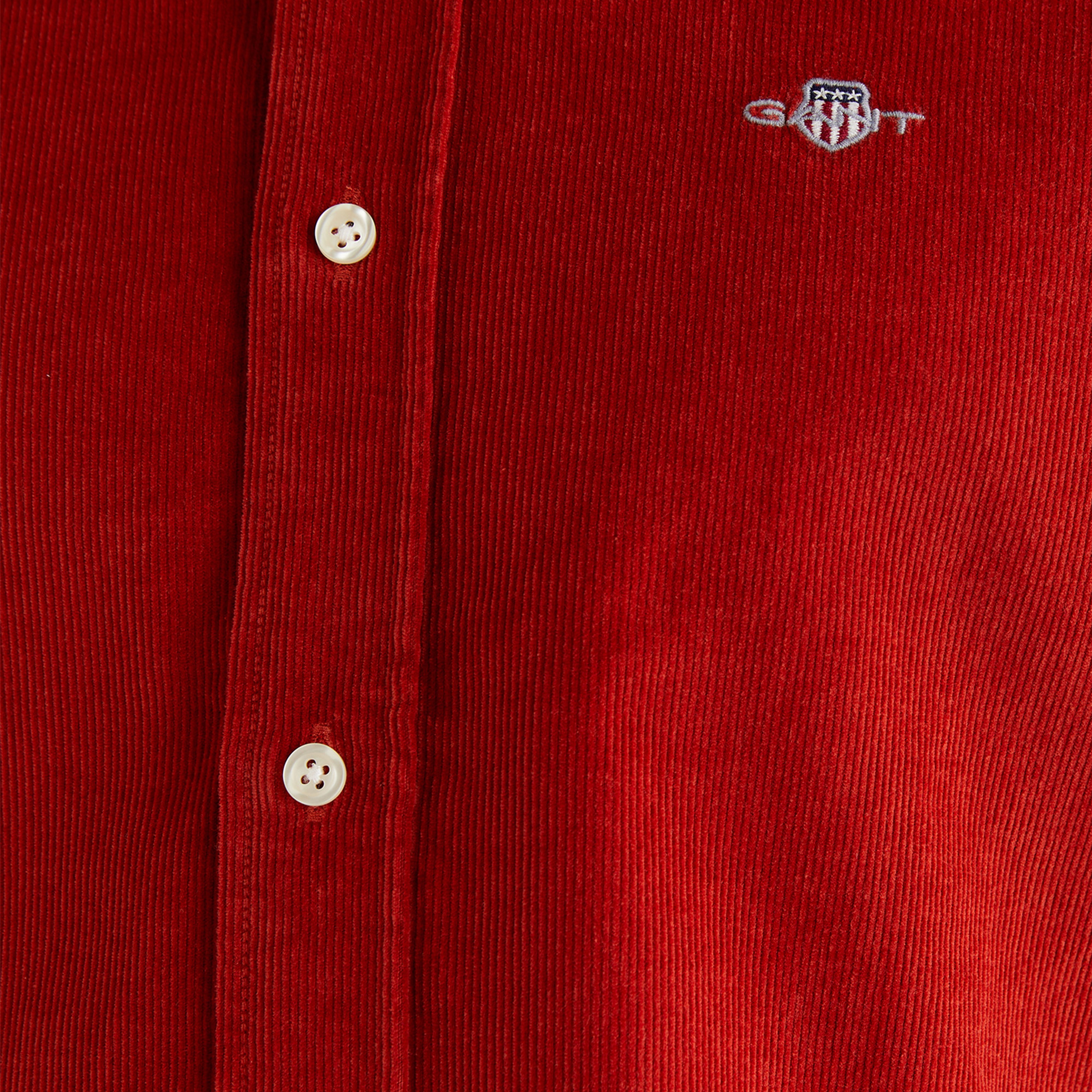 GANT Erkek Kırmızı Regular Fit Düğmeli Gömlek