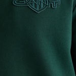GANT Erkek Yeşil Regular Fit Kapüşonlu Fermuarlı Sweatshirt