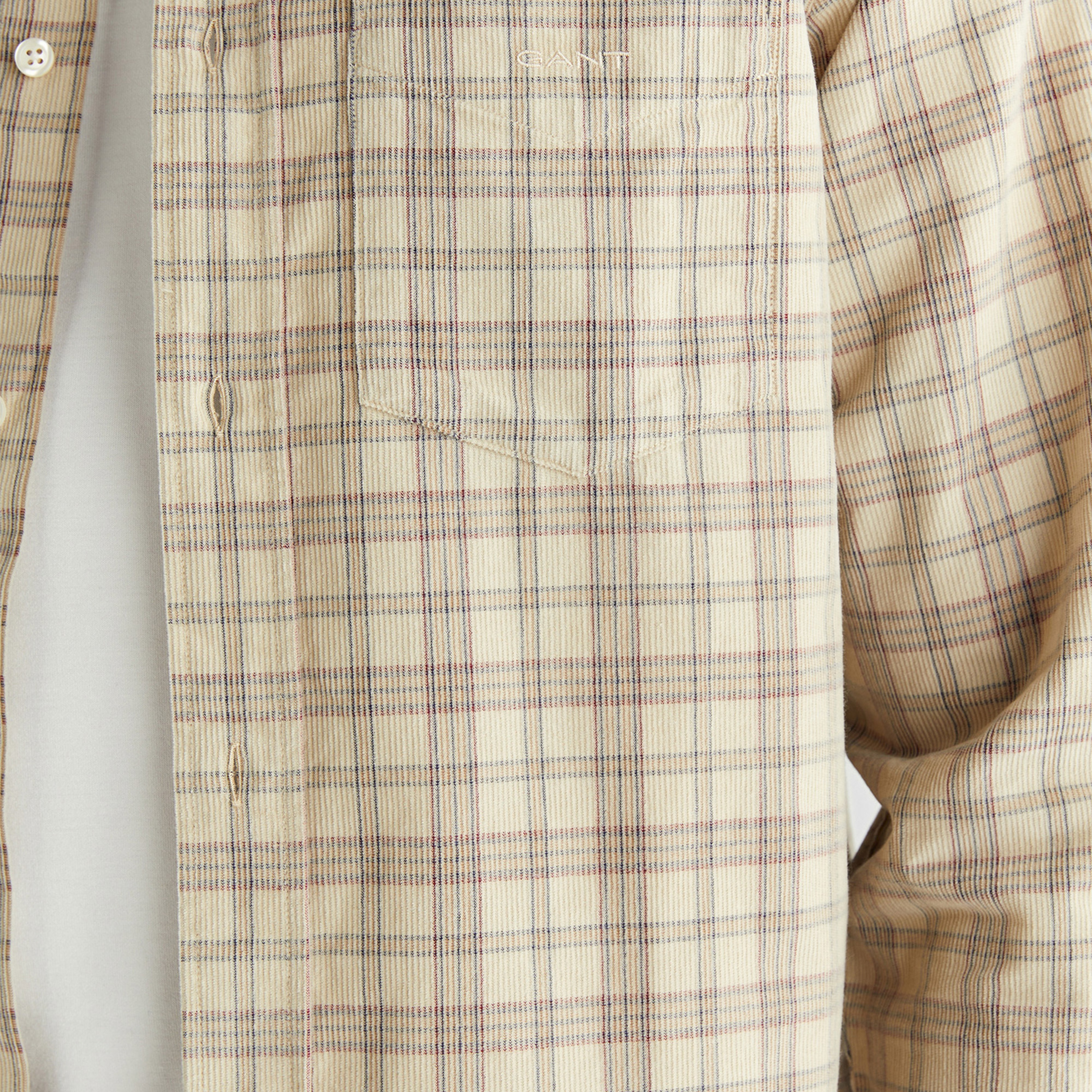 GANT Erkek Bej Regular Fit Düğmeli Gömlek