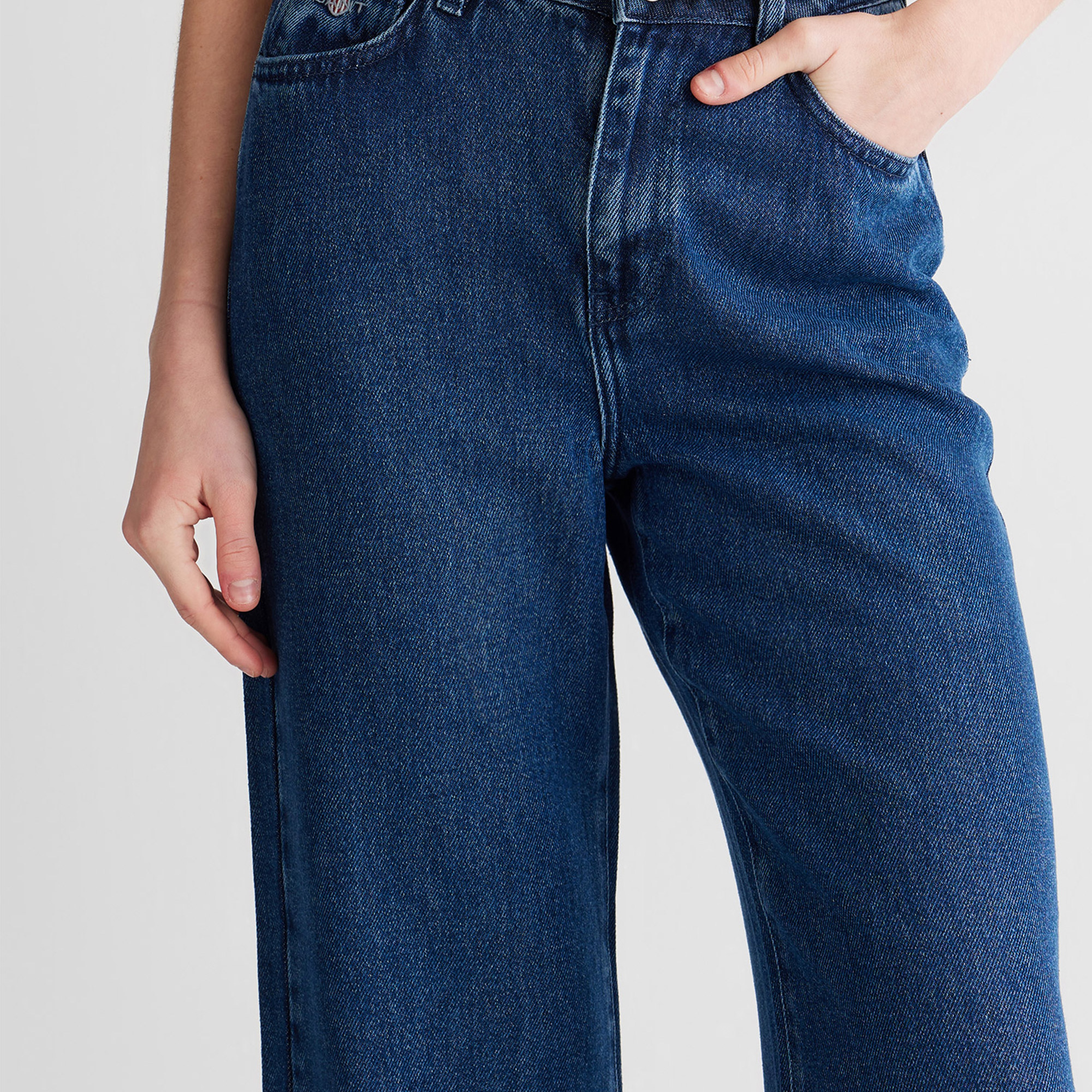 GANT Kadın Mavi Regular Fit  Pantolon