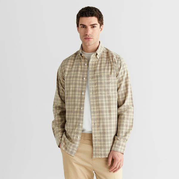GANT Erkek Bej Regular Fit Düğmeli Gömlek