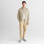 GANT Erkek Bej Regular Fit Düğmeli Gömlek
