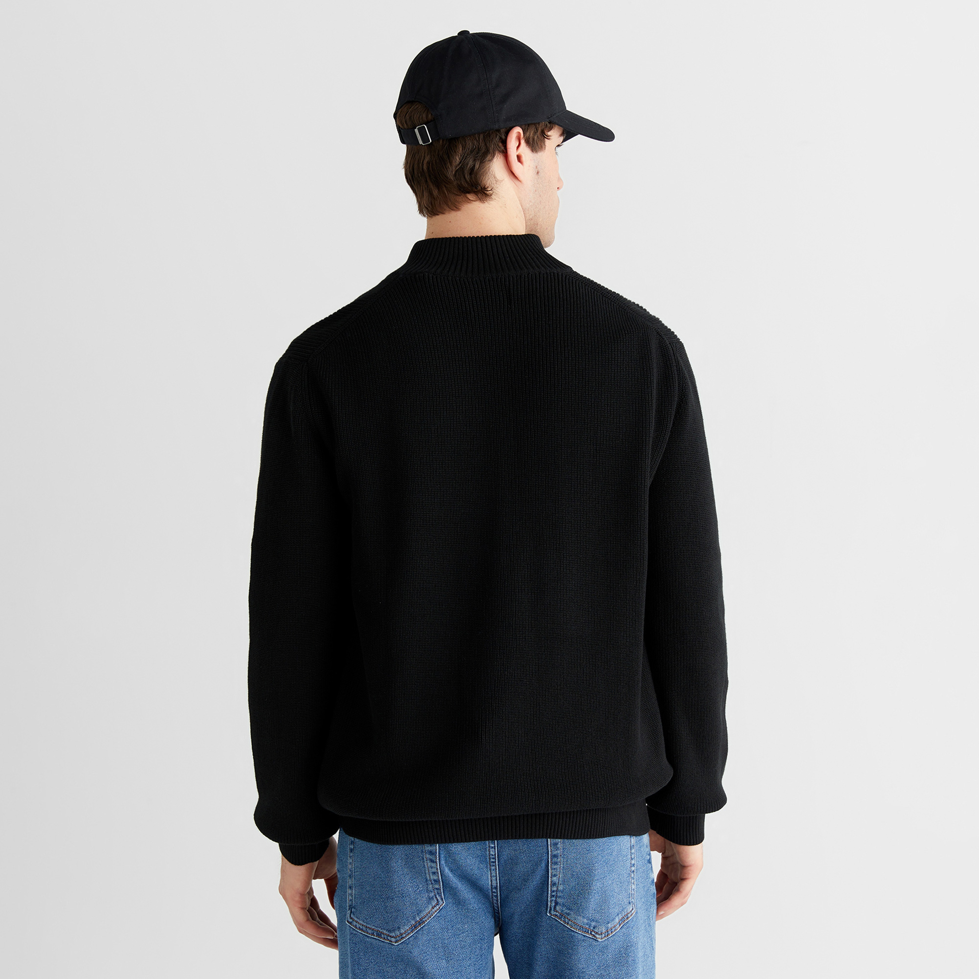 GANT Erkek Siyah Regular Fit Düğmeli Hırka