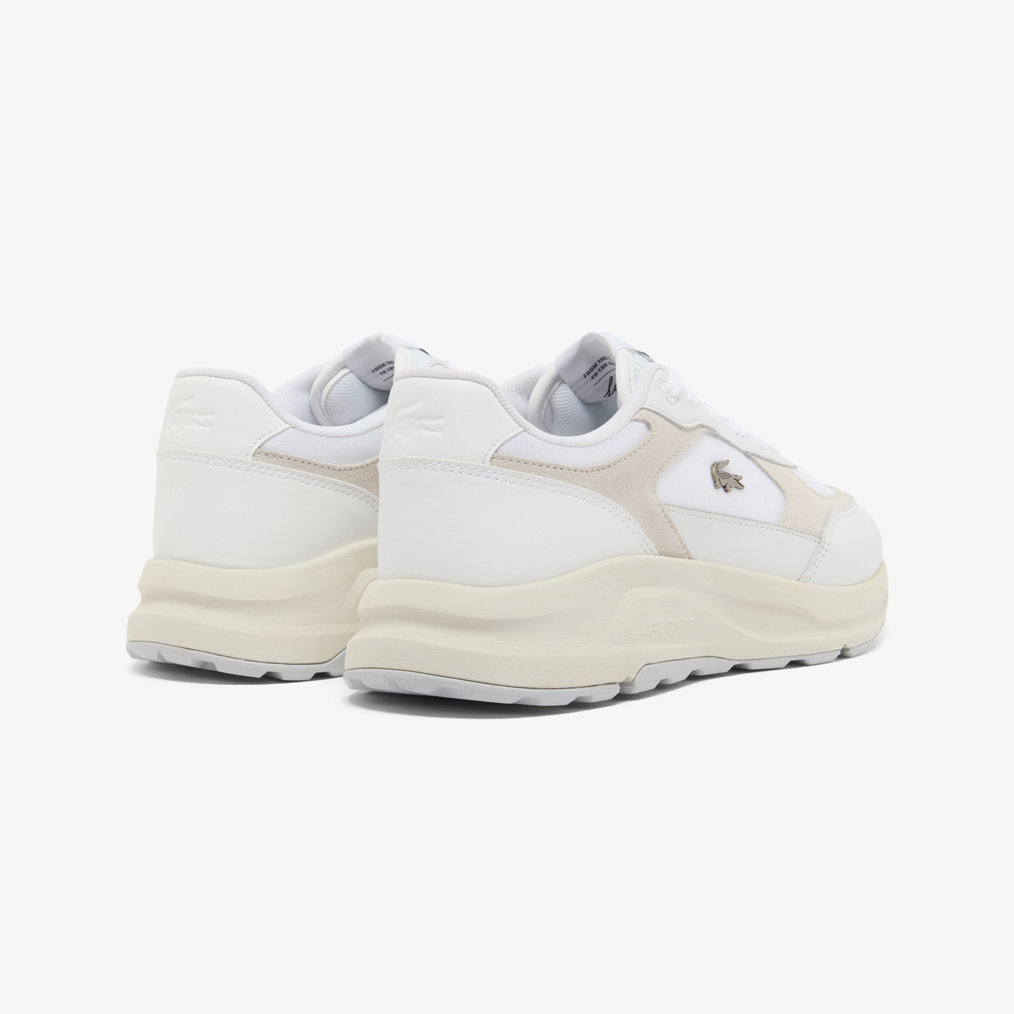 Lacost Run Set Suede Erkek Beyaz Spor Ayakkabı