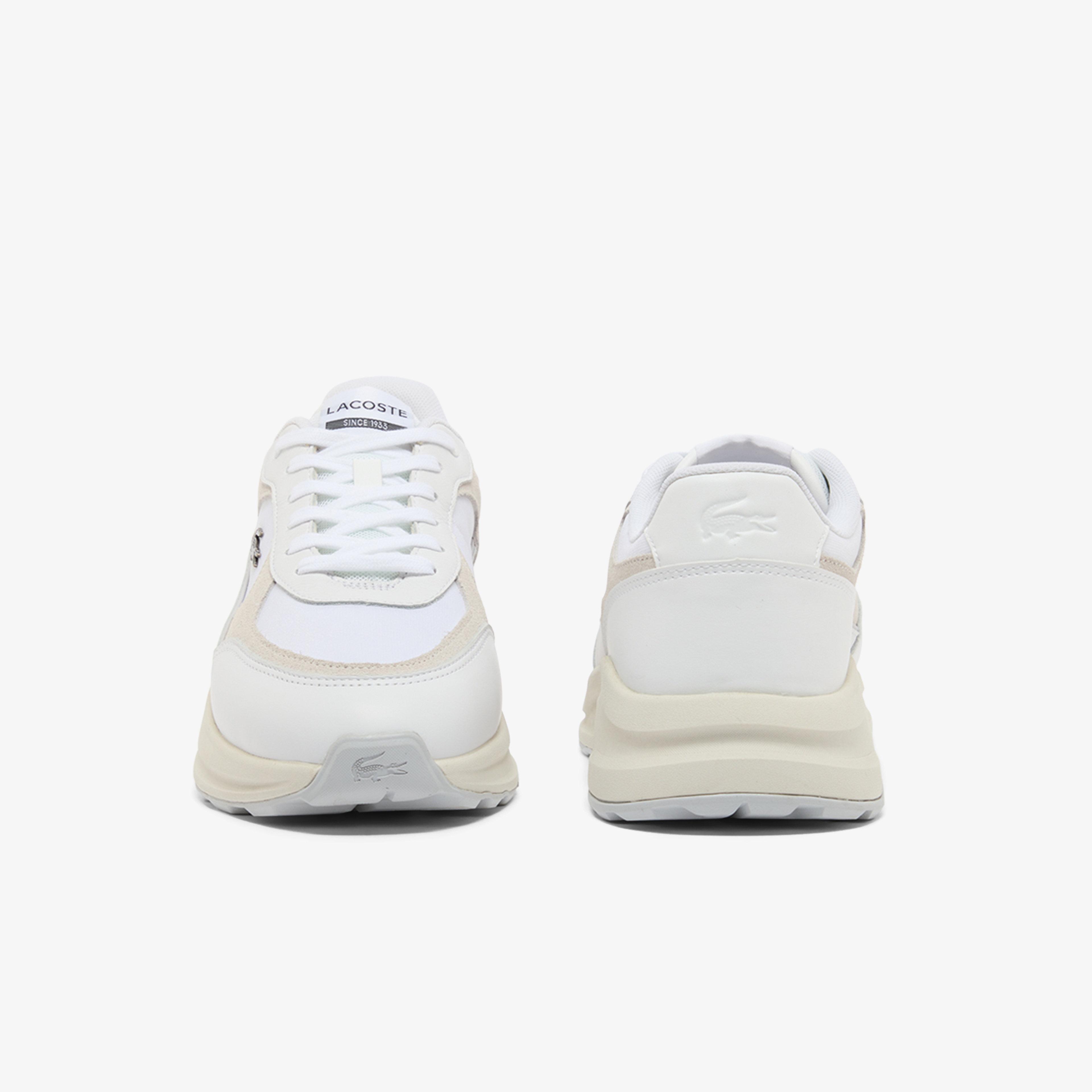 Lacost Run Set Suede Erkek Beyaz Spor Ayakkabı