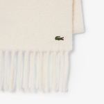Lacoste Unisex Krem Atkı