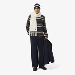 Lacoste Unisex Krem Atkı
