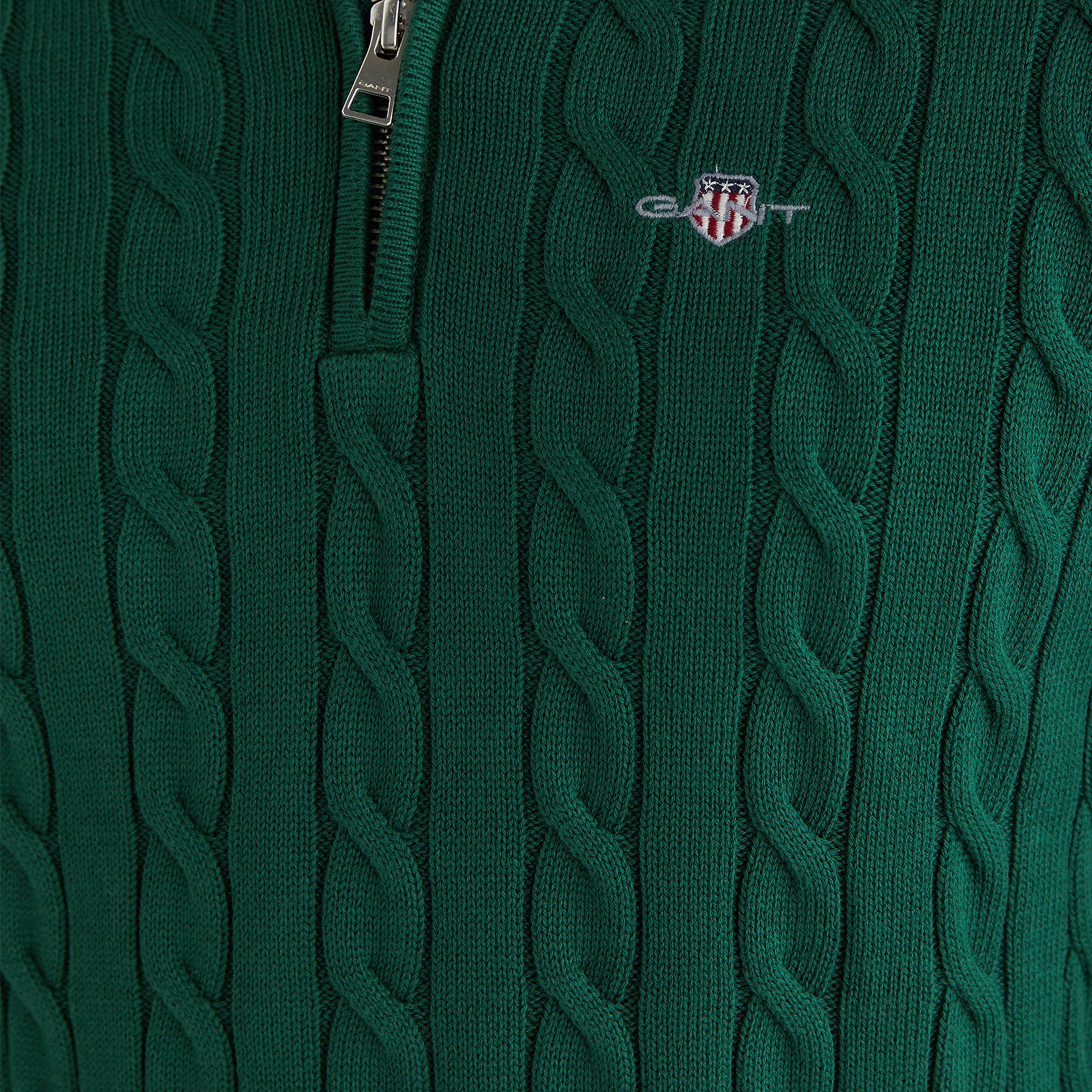 GANT Erkek Yeşil Regular Fit Kazak