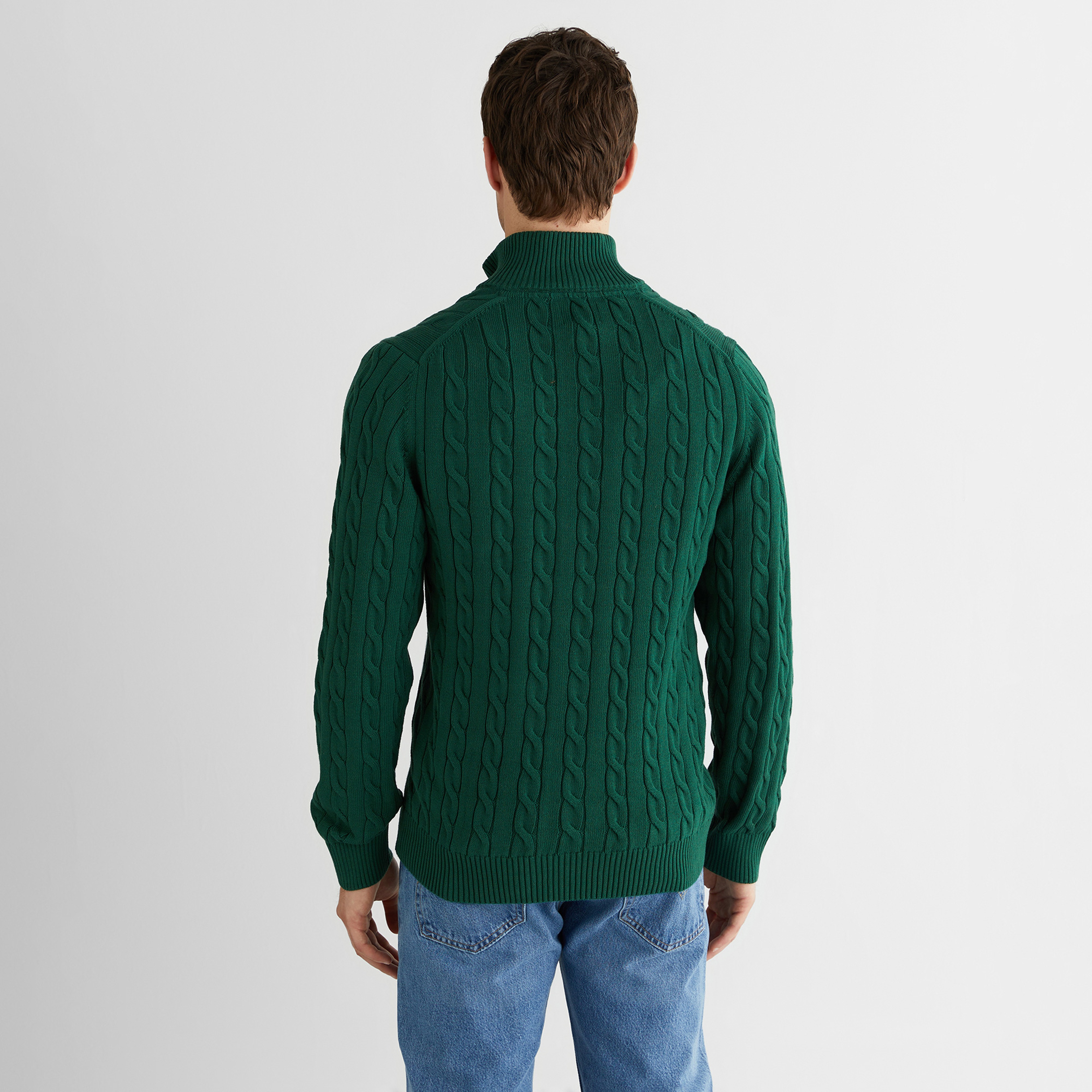 GANT Erkek Yeşil Regular Fit Kazak