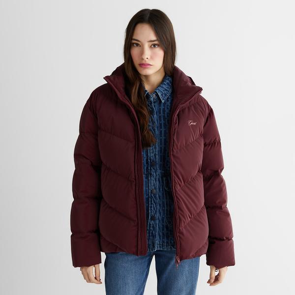 GANT Kadın Bordo Regular Fit Fermuarlı Mont