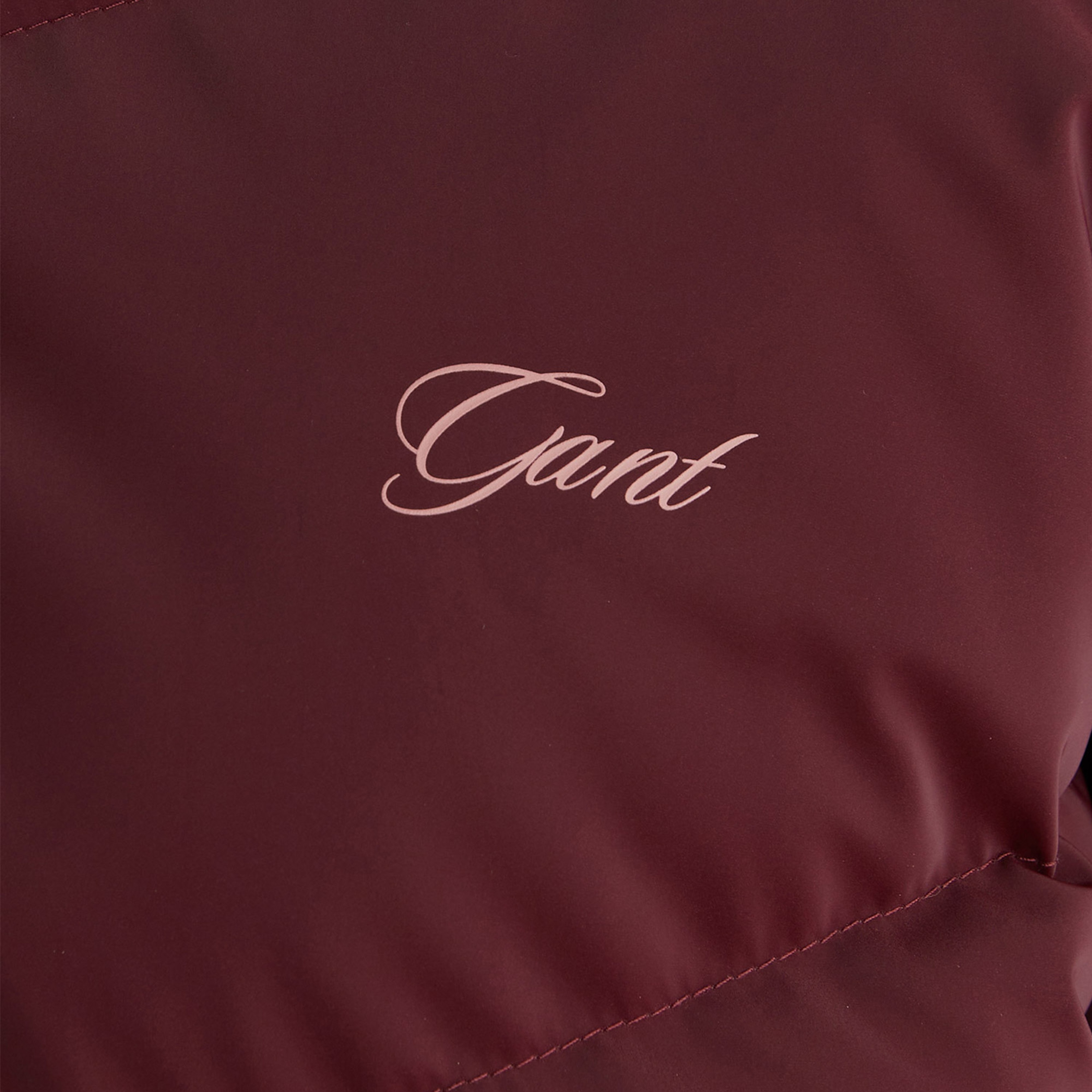 GANT Erkek Bordo Regular Fit Fermuarlı Mont