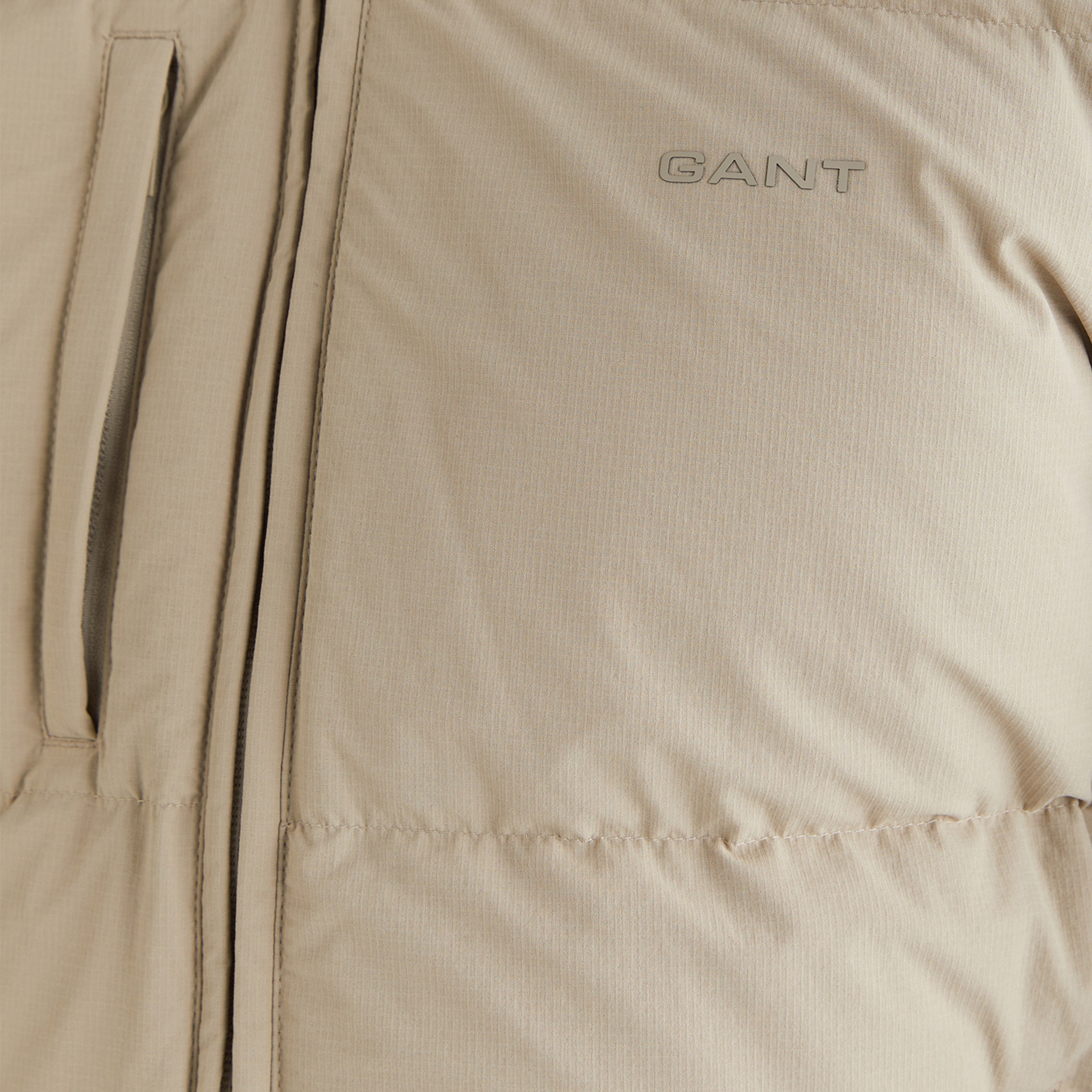 GANT Erkek Bej Regular Fit Fermuarlı Mont