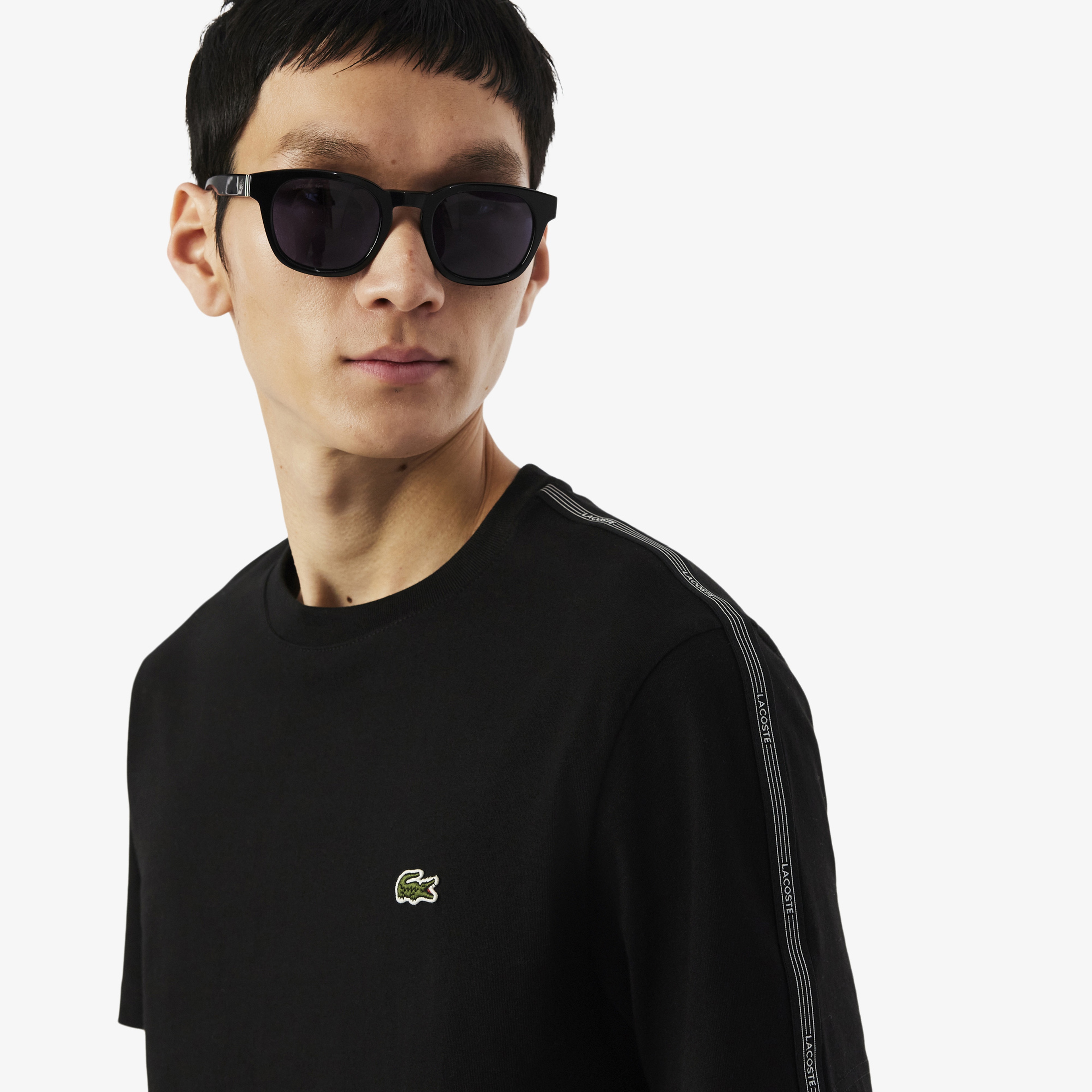 Erkek Regular Fit Bisiklet Yaka Siyah T-Shirt