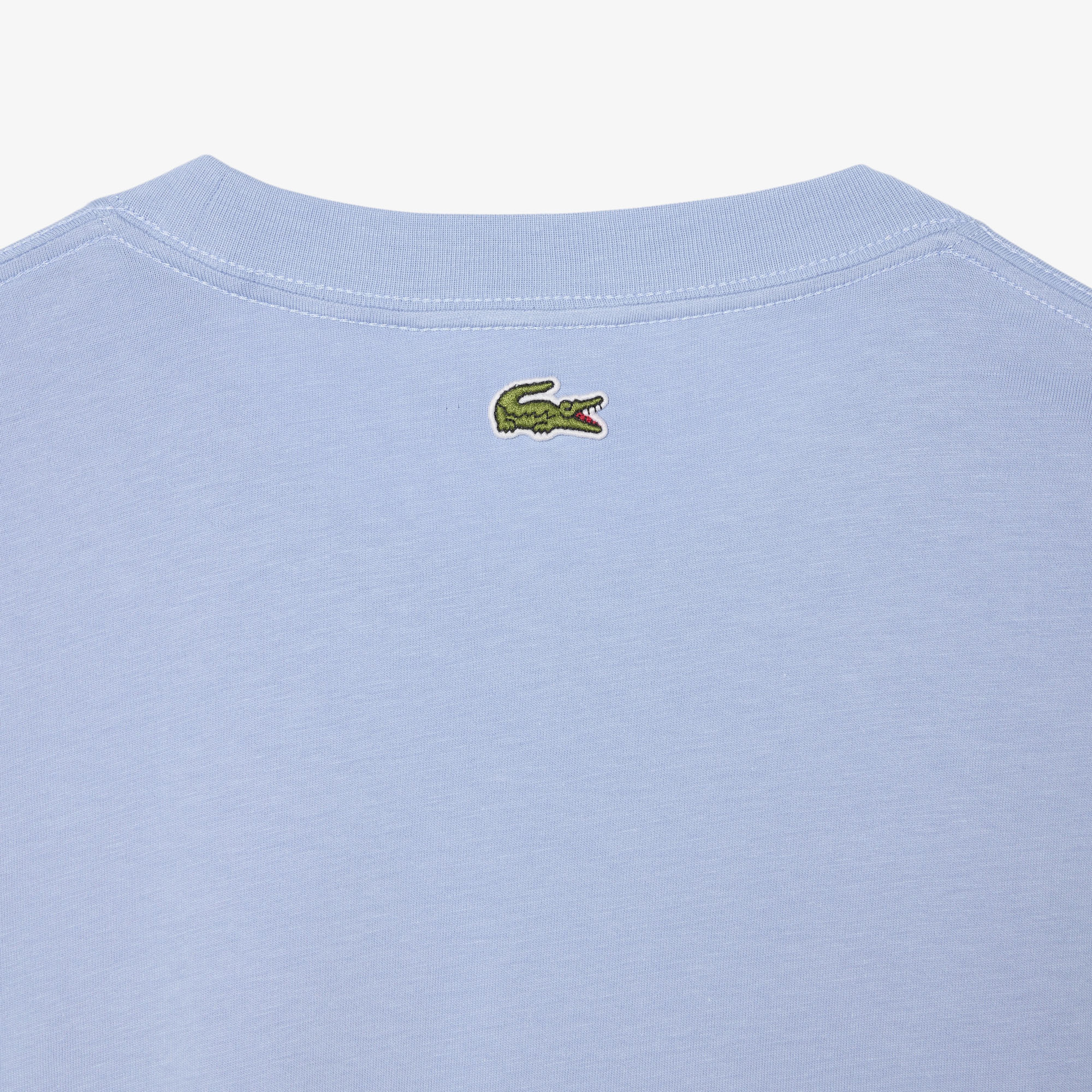 Erkek Classic Fit Bisiklet Yaka Baskılı Mavi T-Shirt
