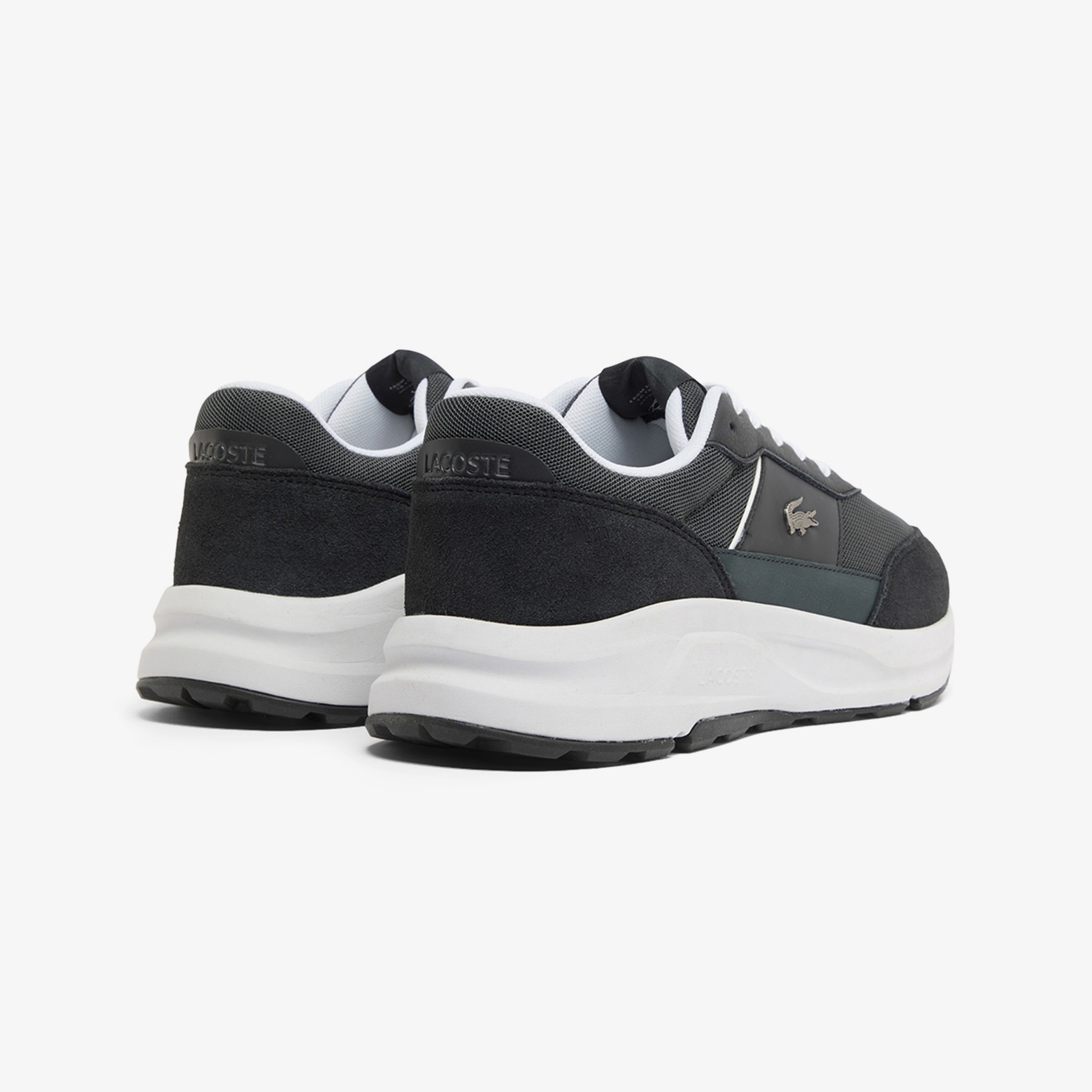 Lacoste Run Set CGR Bar Erkek Koyu Gri Spor Ayakkabı